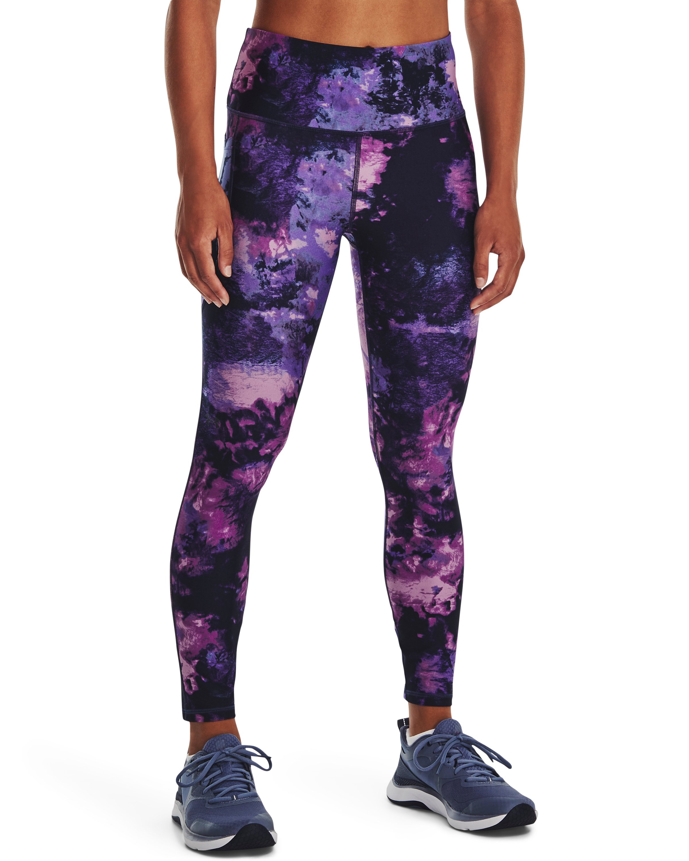 HeatGear No-Slip Waistband Printed Women's Ankle Leggings 21