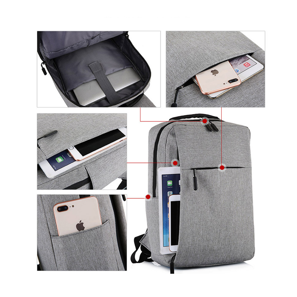 Waterproof USB charging business backpack 6