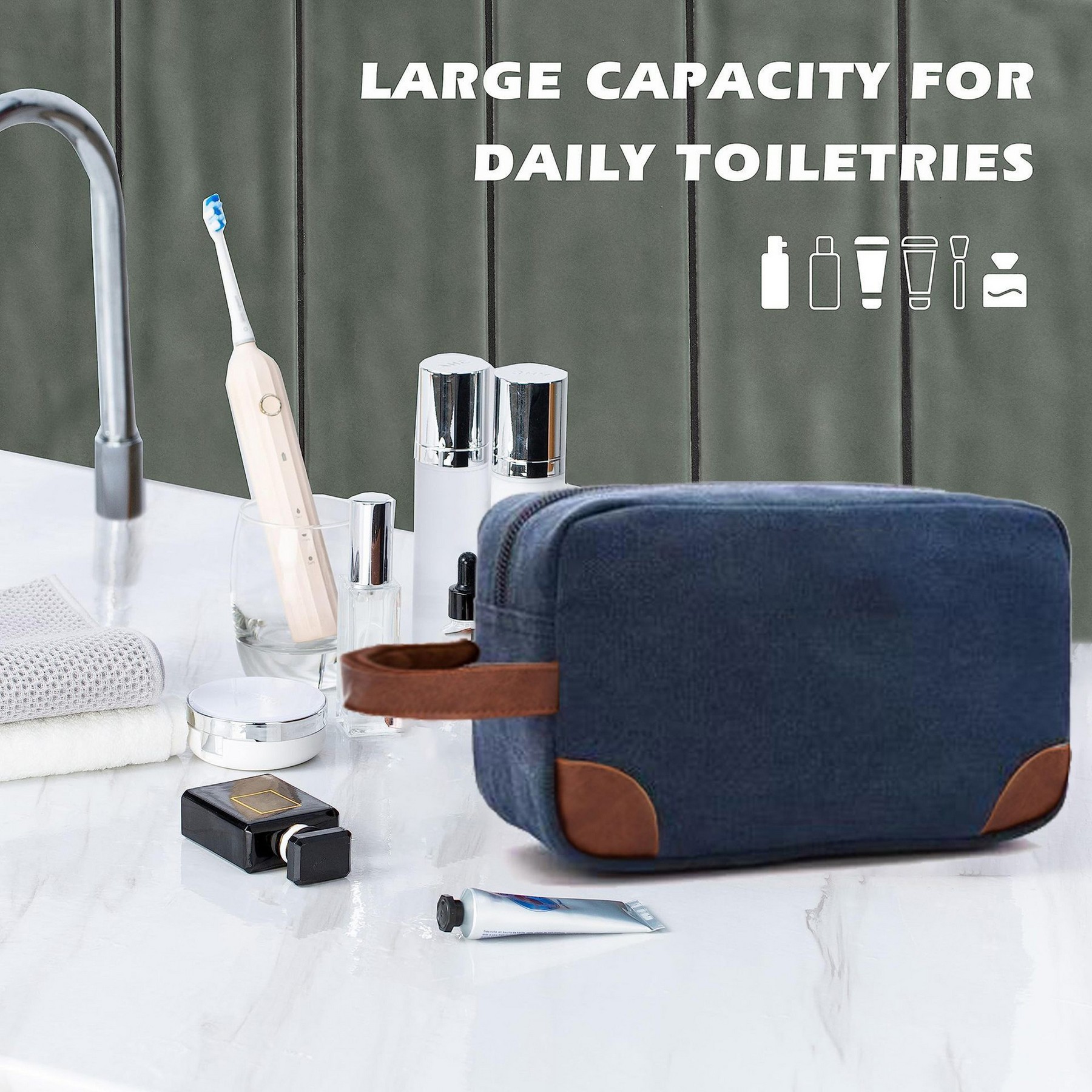 Men's Toiletry Canvas Bag 3