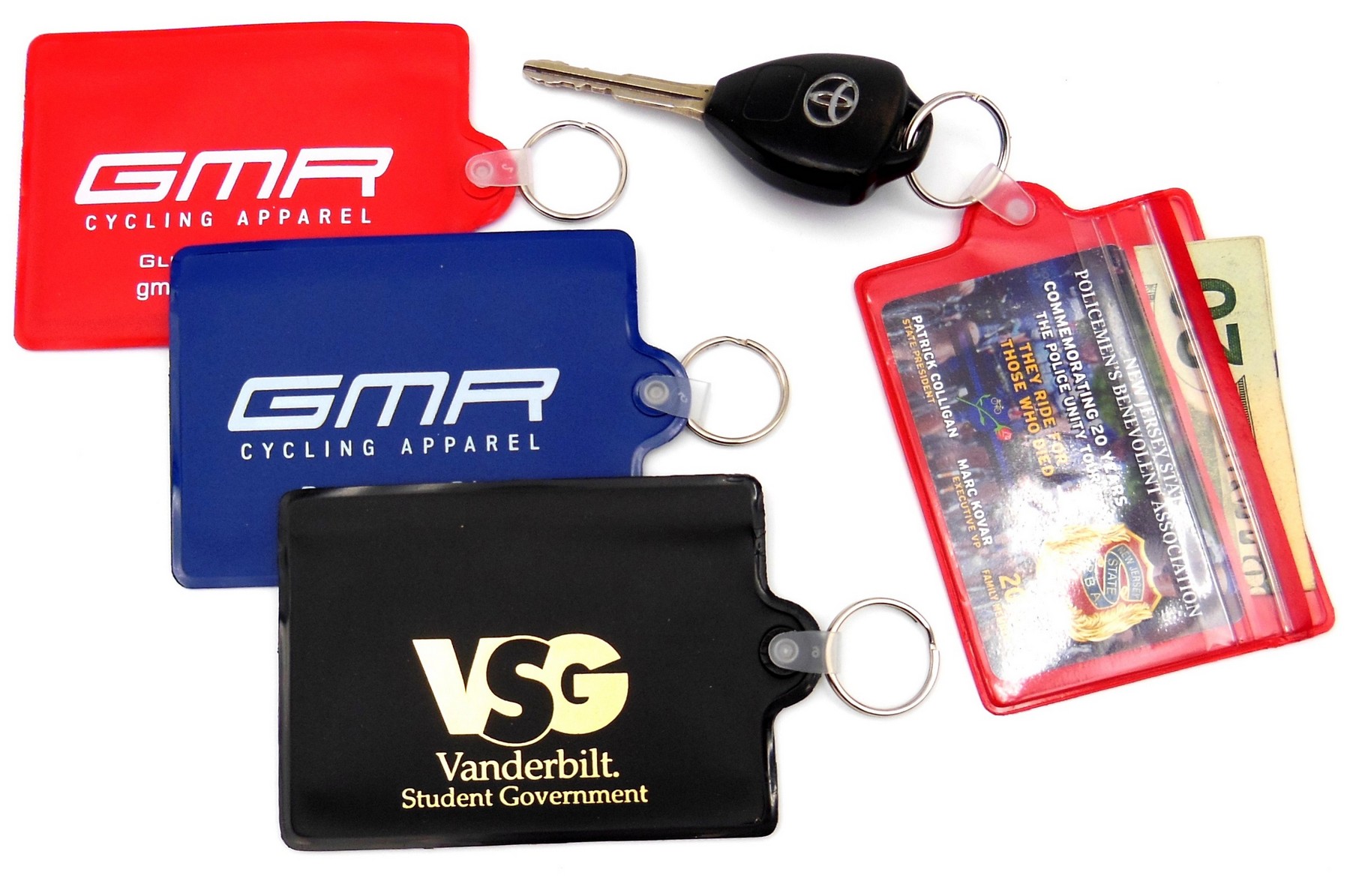 Ziplock Key & Card Cases