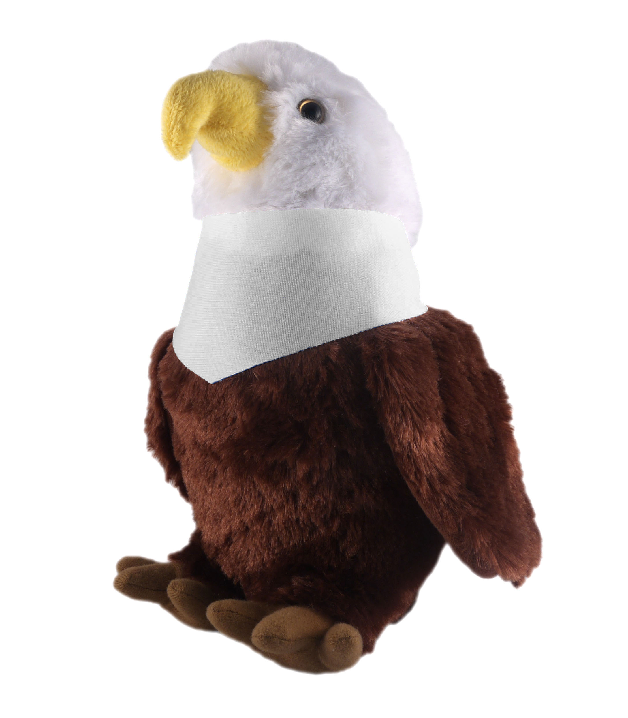 Soft Plush Stuffed Eagle with Bandana 4