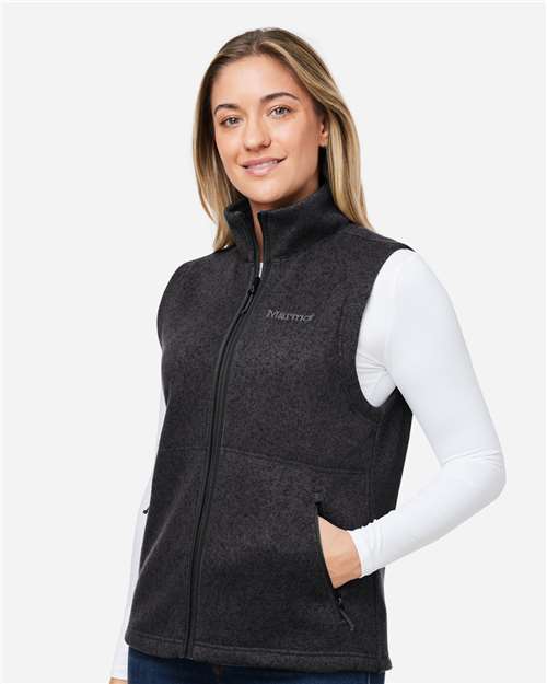 Women's Drop Line Fleece Vest - M16251 7