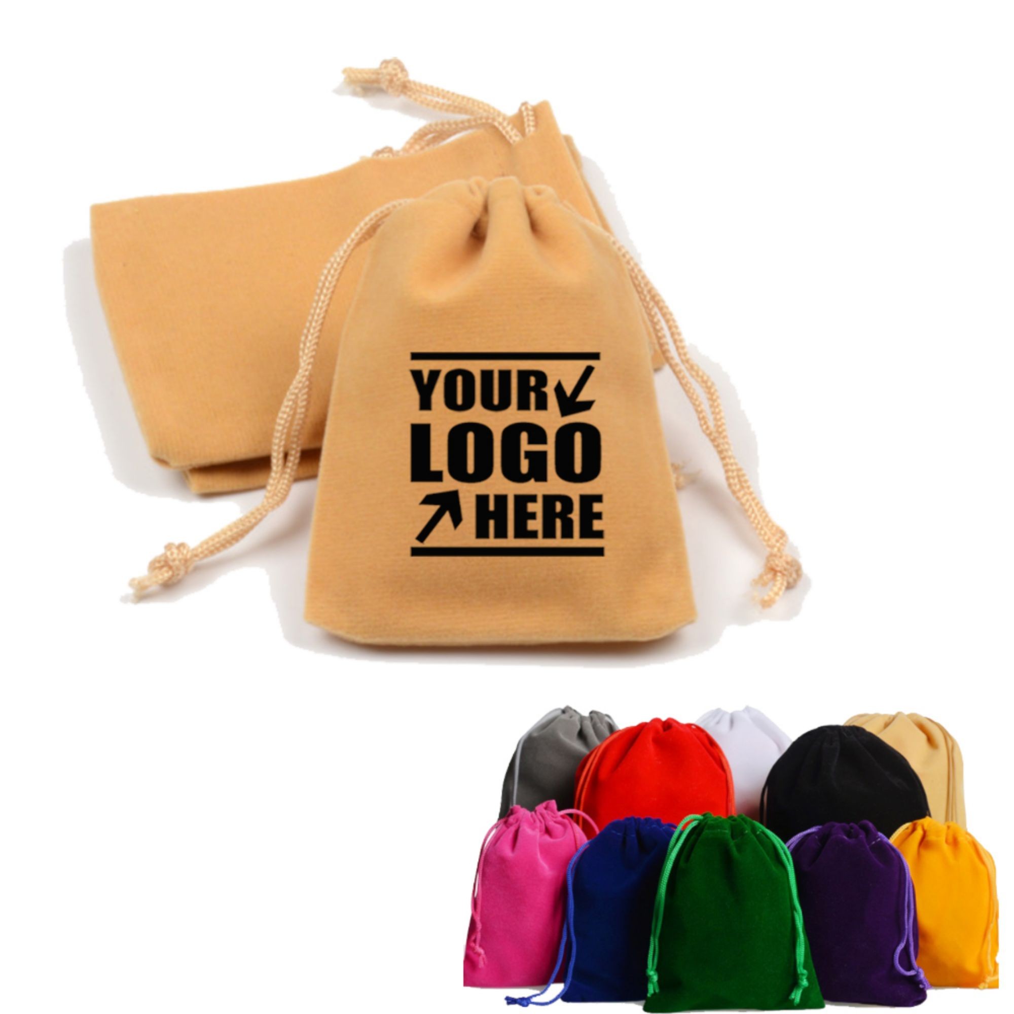 Fleece Drawstring Gift Bags 2