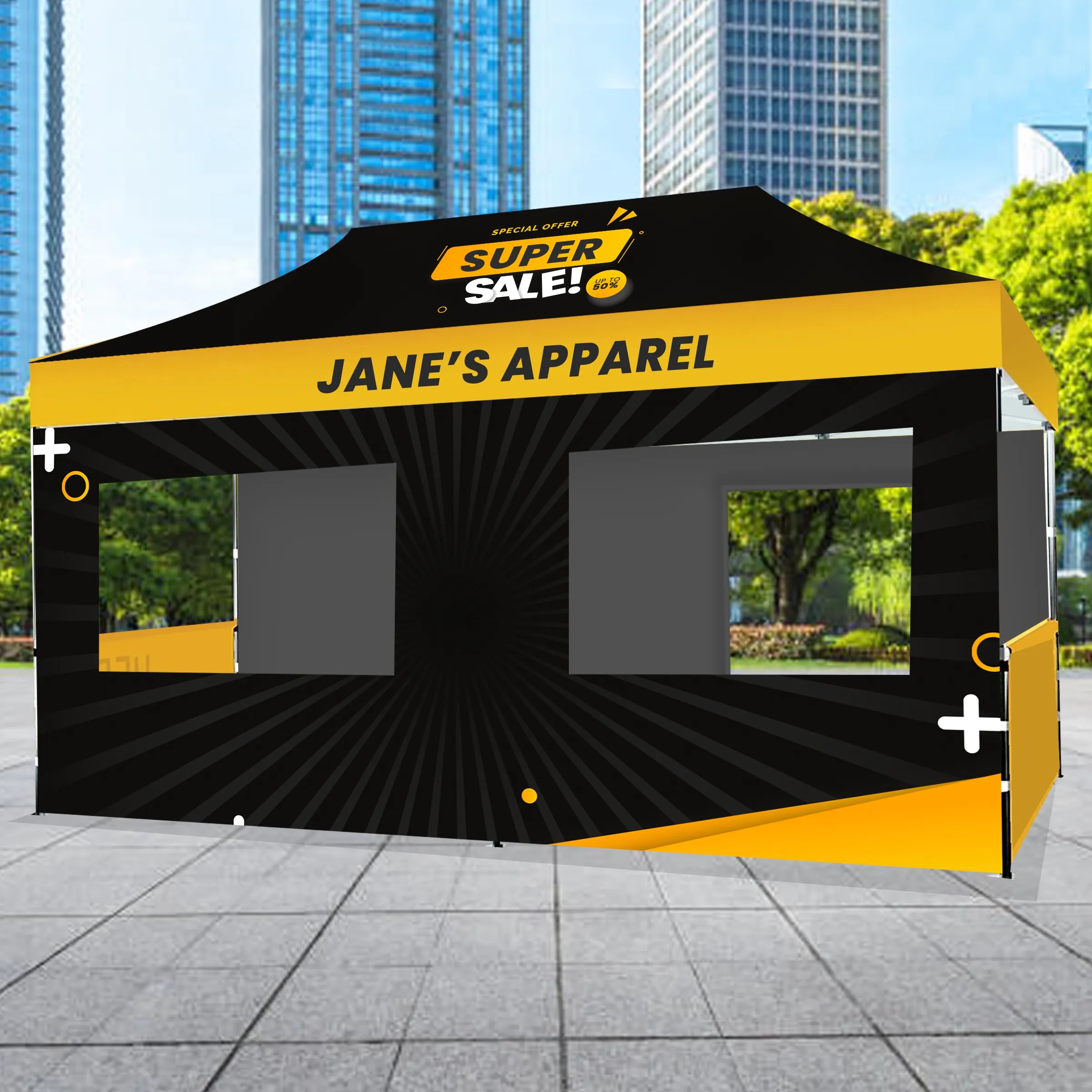 10'x20' Custom Concession Tent 5