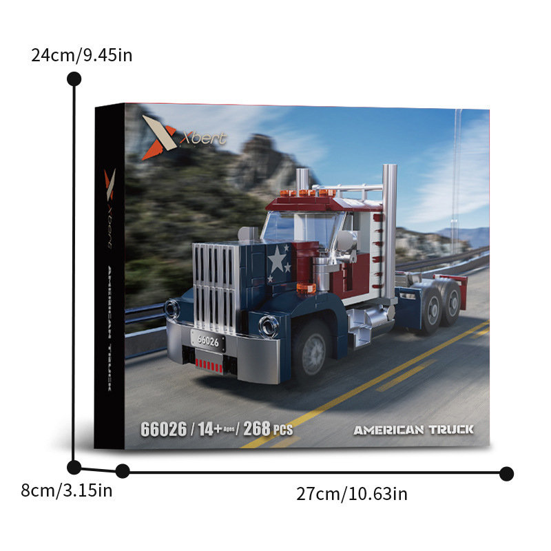 Buildifull Blocks Set - Freight Truck Tractor Head 2