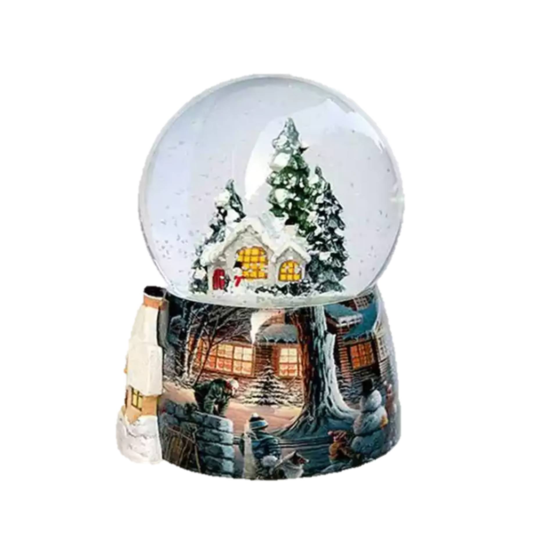 Christmas Lights Musical Snow Globe 2