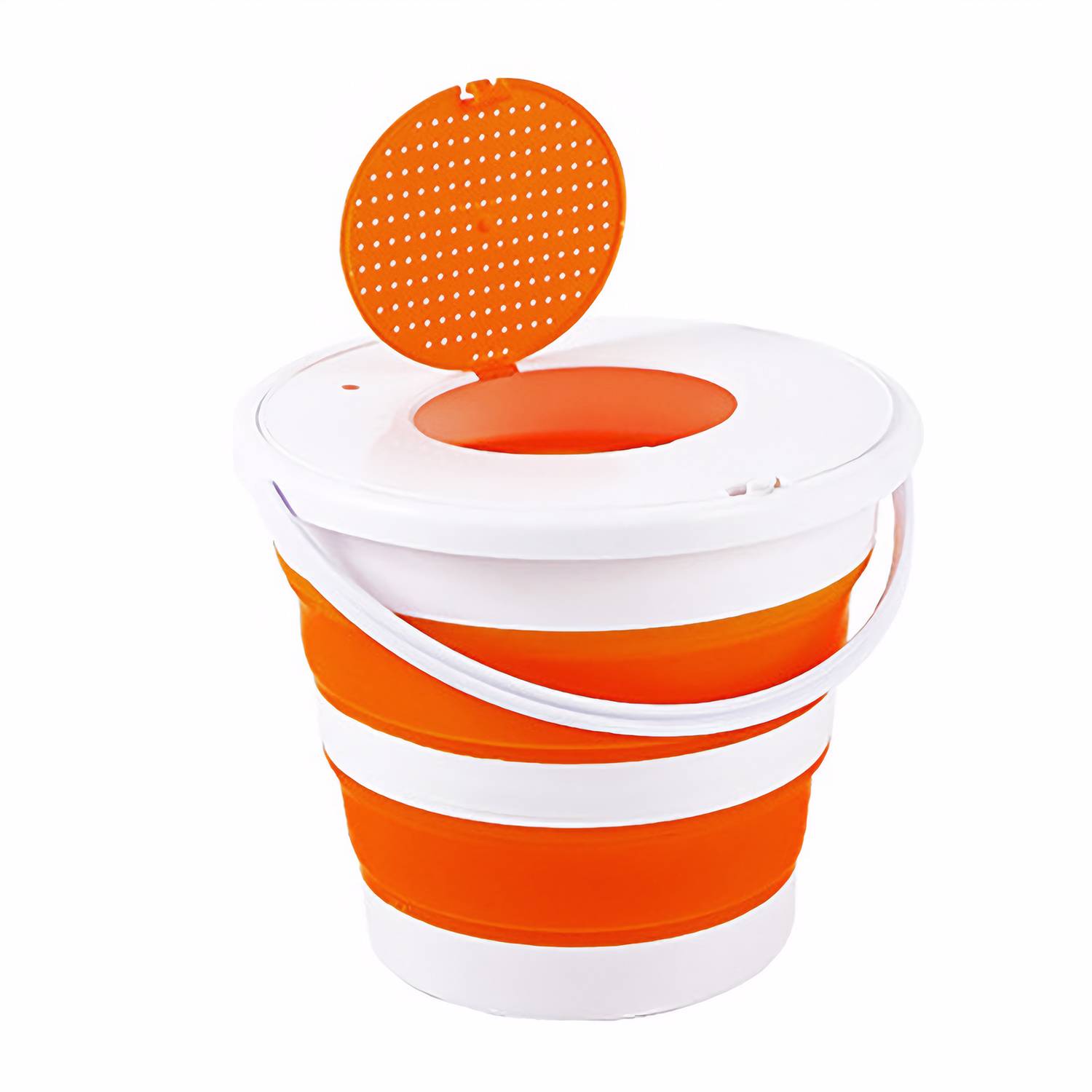 2.6 Gallon Portable Collapsible PP Bucket w/Handle 4