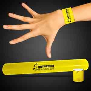 Yellow 8 3/4" Slap Bracelet