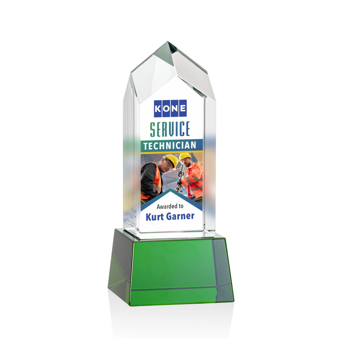 Clarington VividPrint™ Award on Base - Green 7