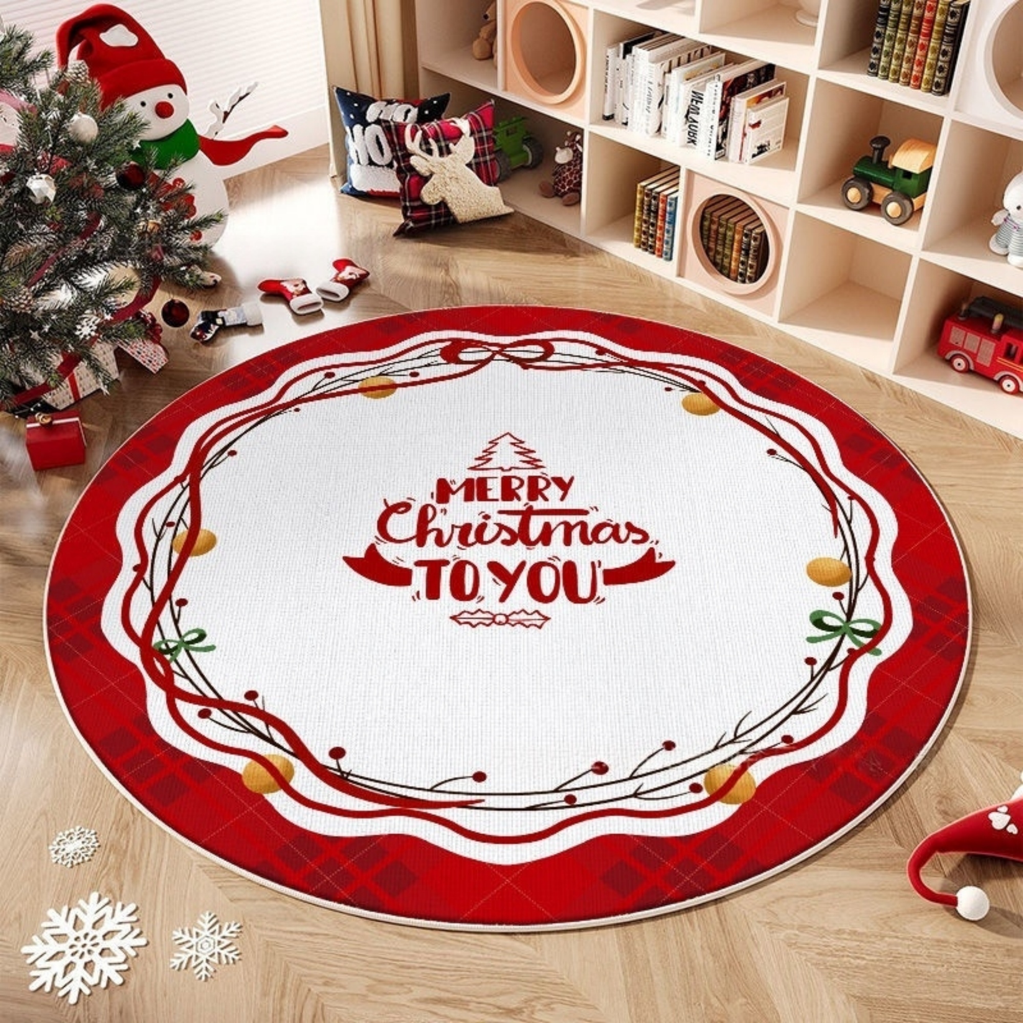 Christmas Floor Mat Holiday rug 7