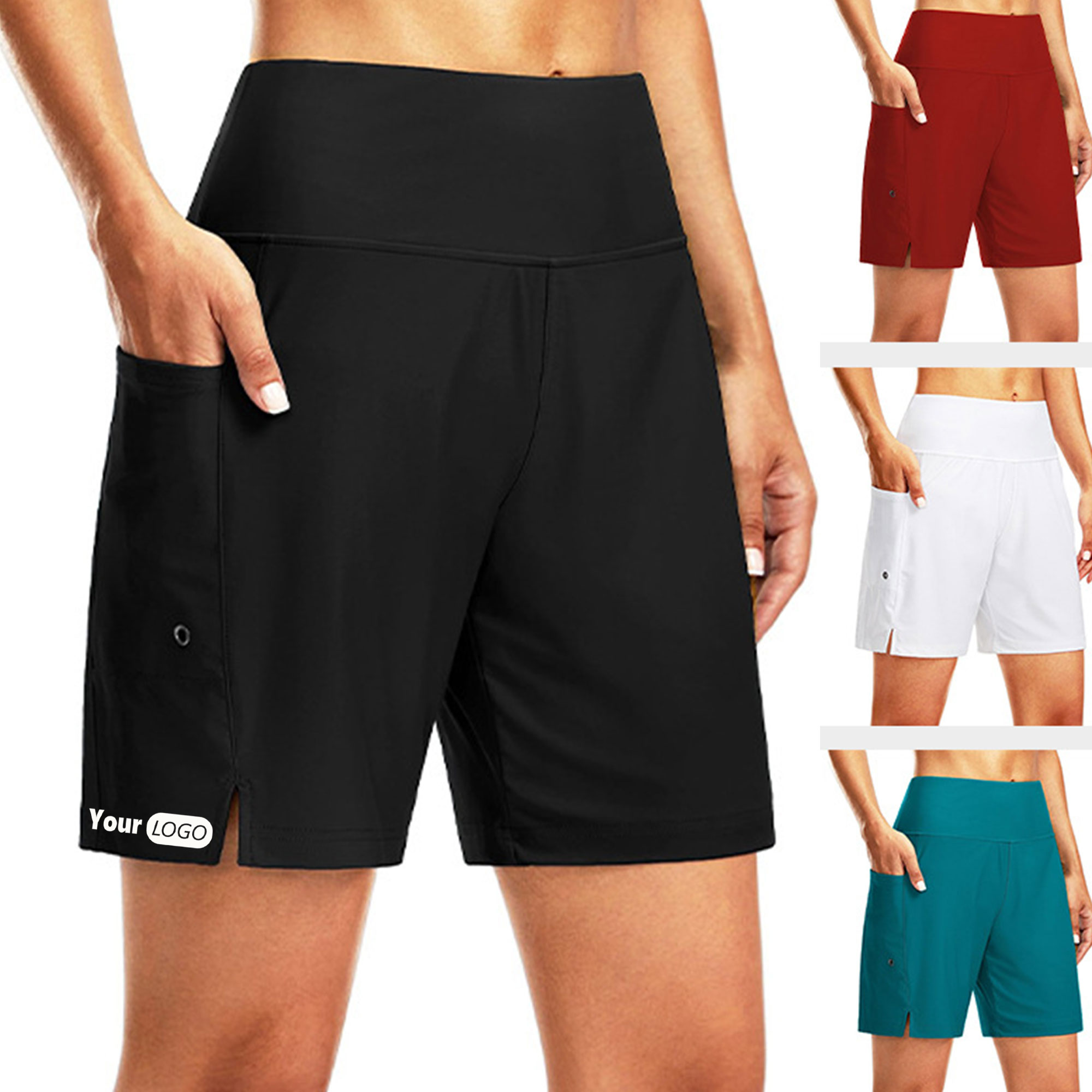 7" Long Swim Board Shorts 4