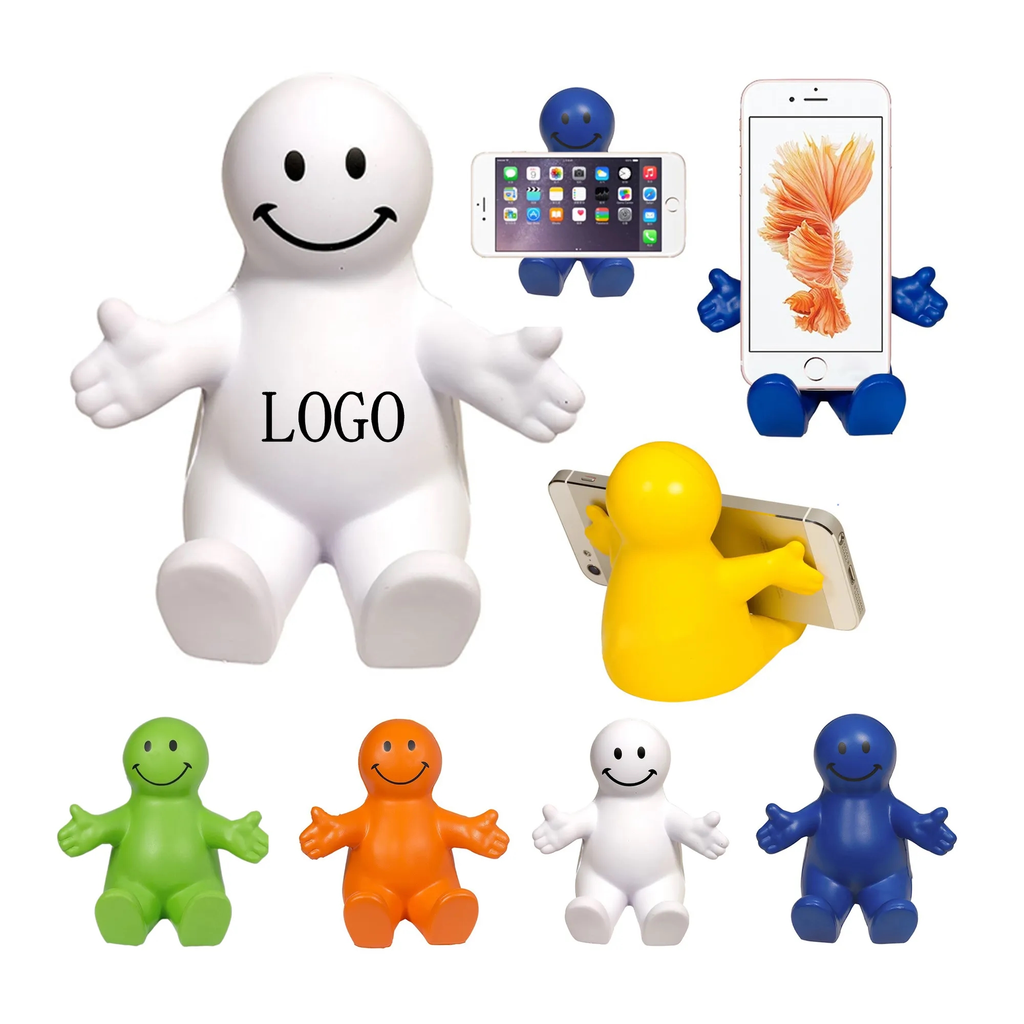 2in1 PU Soft Silicone Phone Holder & Squeeze Stress Relief 8