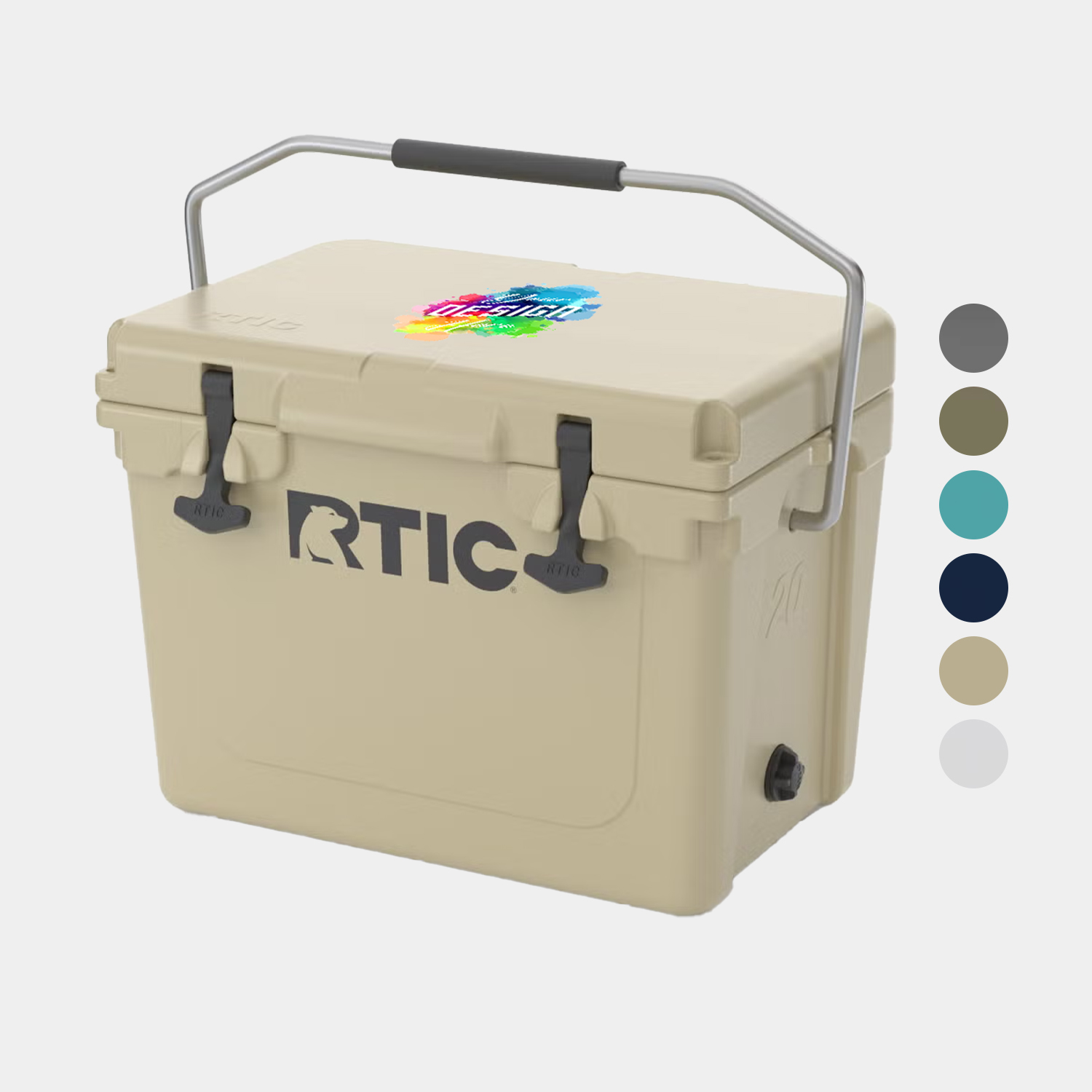 20 QT RTIC® Insulated Ultra-Tough Cooler Ice Chest (20" x 14.5") 5