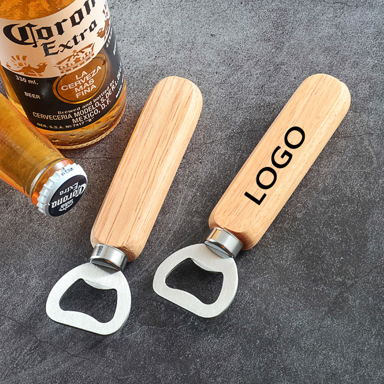 Wooden Handle Style Bottle Opener 3