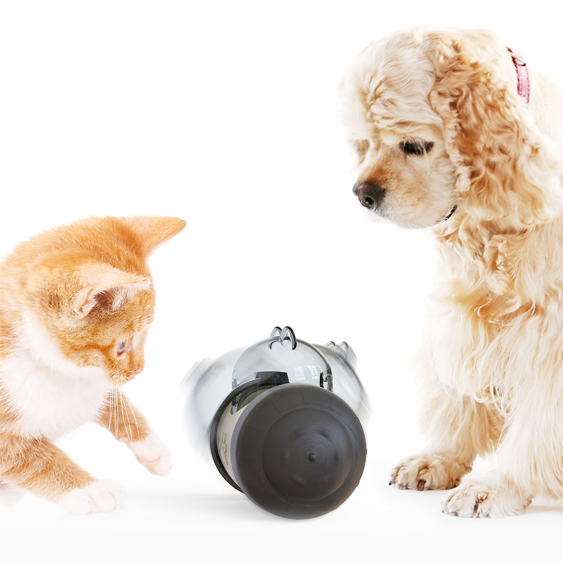 Plastic Food Dispenser Playing Chasing Eating Pet Supplies 5
