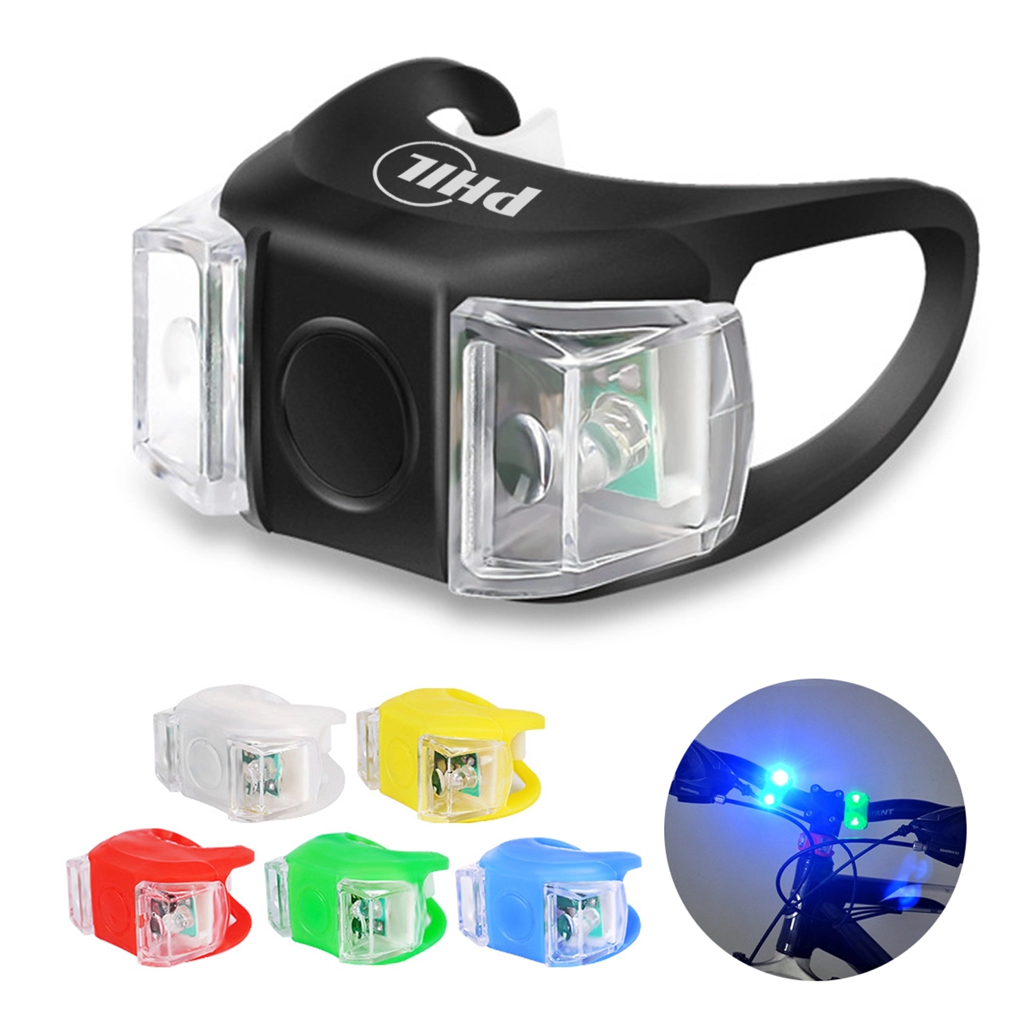 Silicone Safety Bicycle Tail Light 2