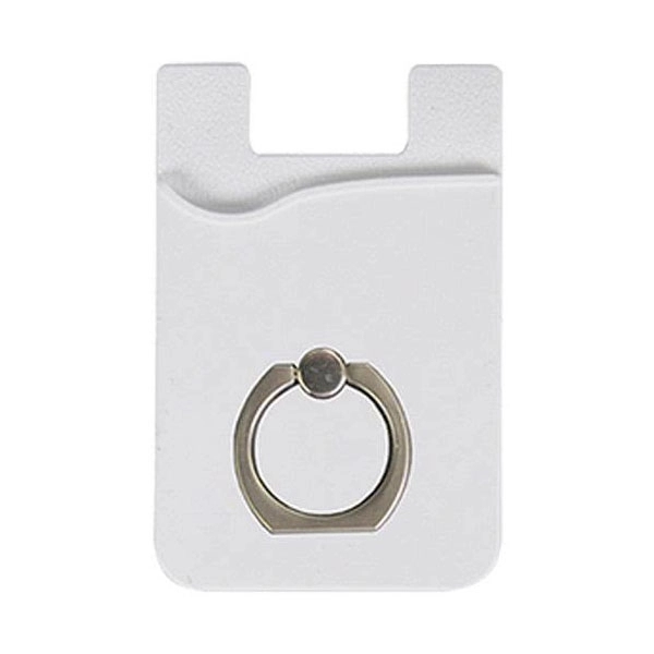 Silicone Phone Card Holder with Ring Stand 2