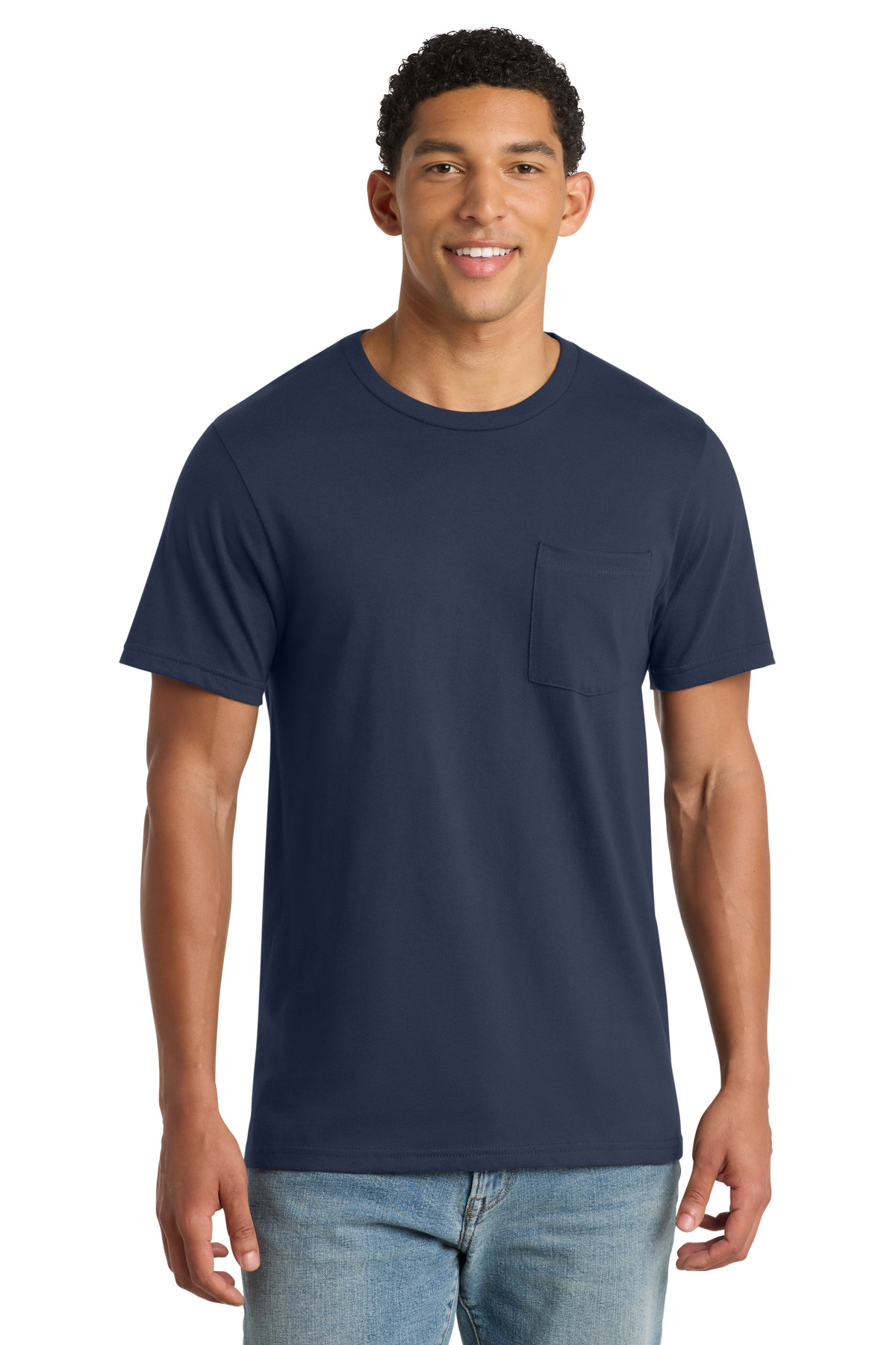 Port & Co Bouncer Pocket Tee PC600P 37
