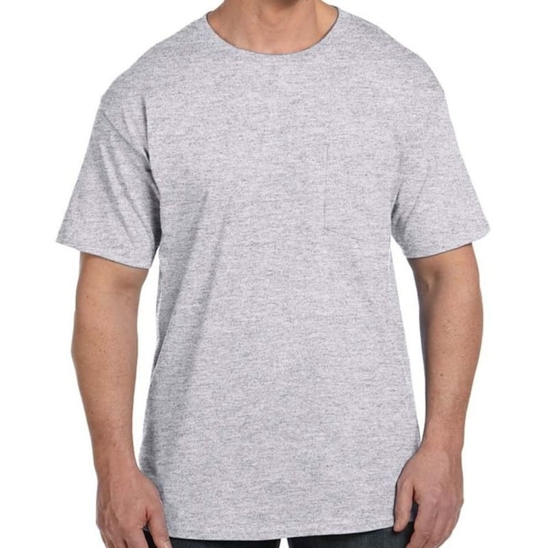 Hanes 6.1 Oz. Beefy-T® With Pocket 8