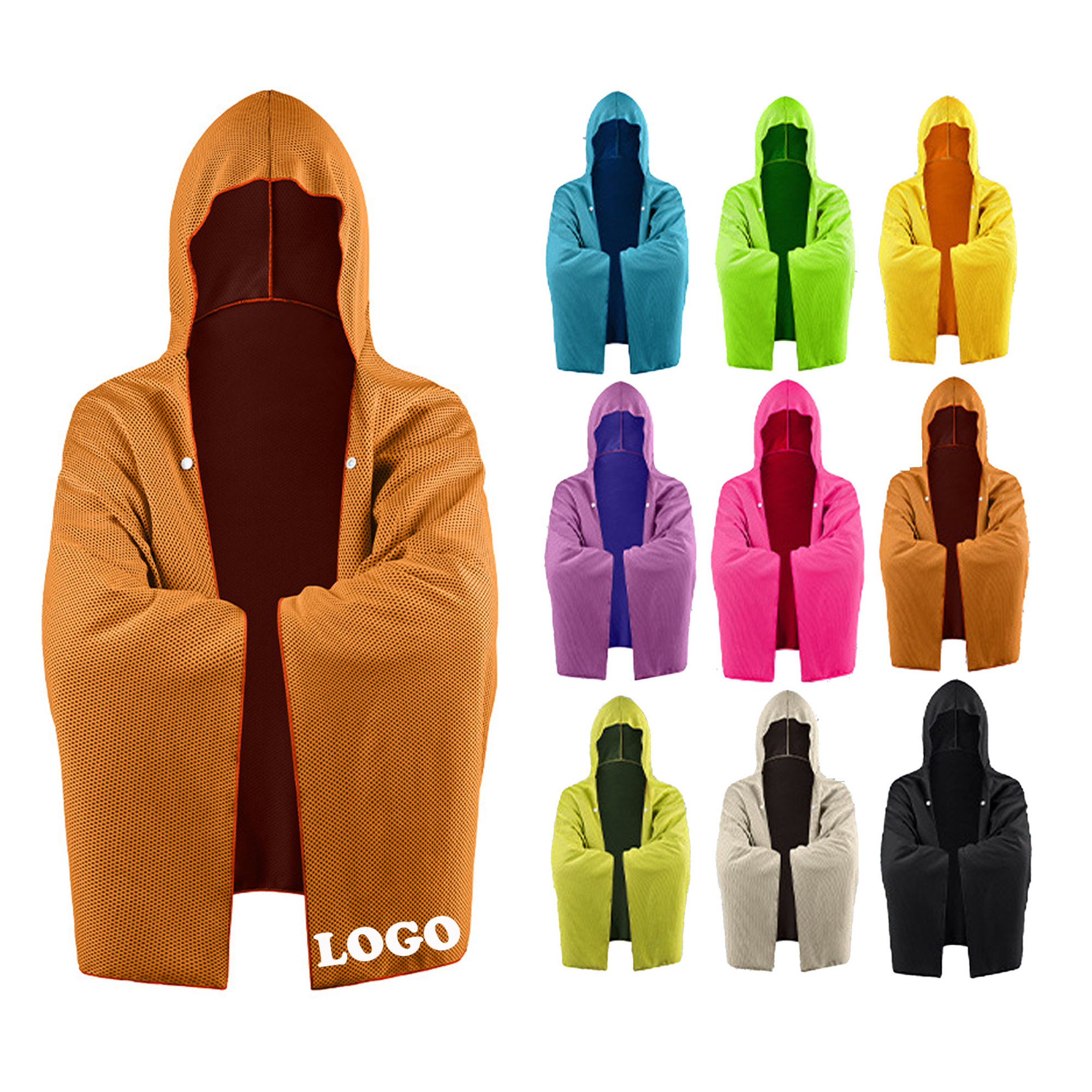 MOQ 5 pcs Quick-Dry Sports Poncho 2