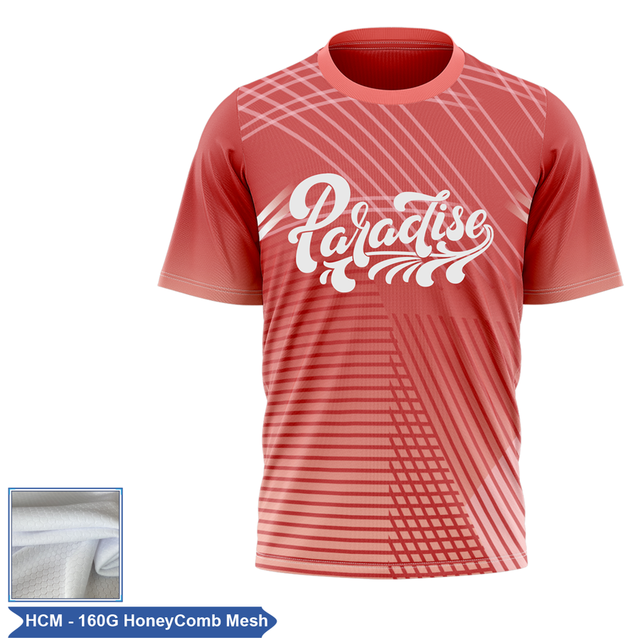 Unisex & Kids' Sublimation Honeycomb Mesh Short Sleeve T-Shirt 3
