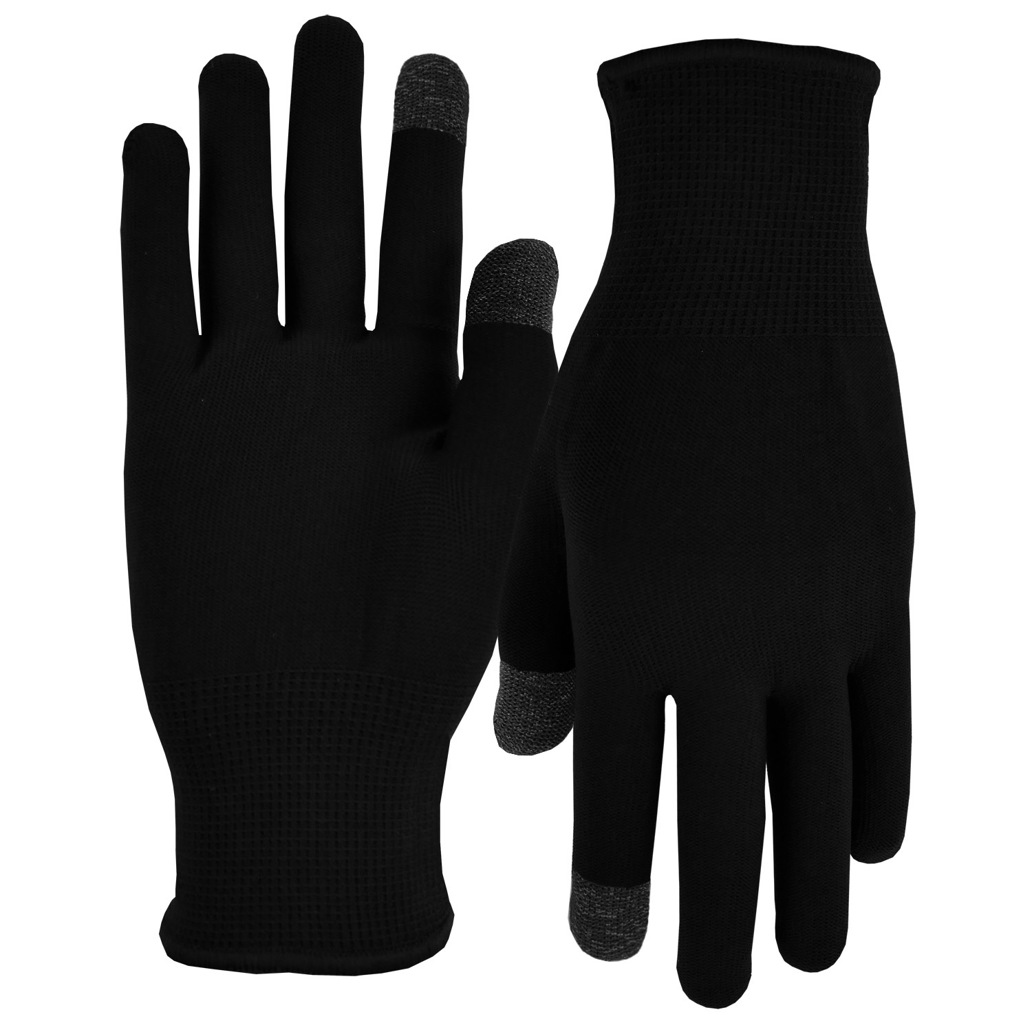 Lightweight Fleece Earband and Performance Runners Text Gloves Combo 3