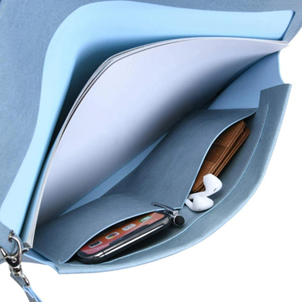 Leather Document Bag Tablet Pouch 3