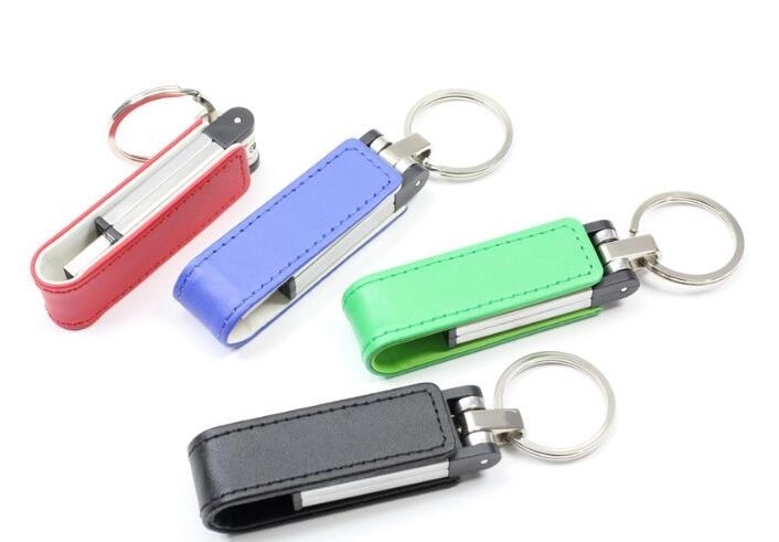 Key Chain Leather USB Flash Drive 4