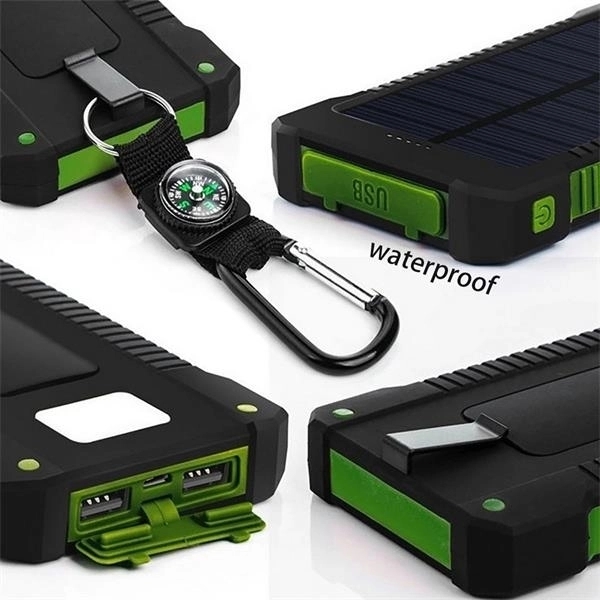 10000mAh Solar Charger with Compass 6