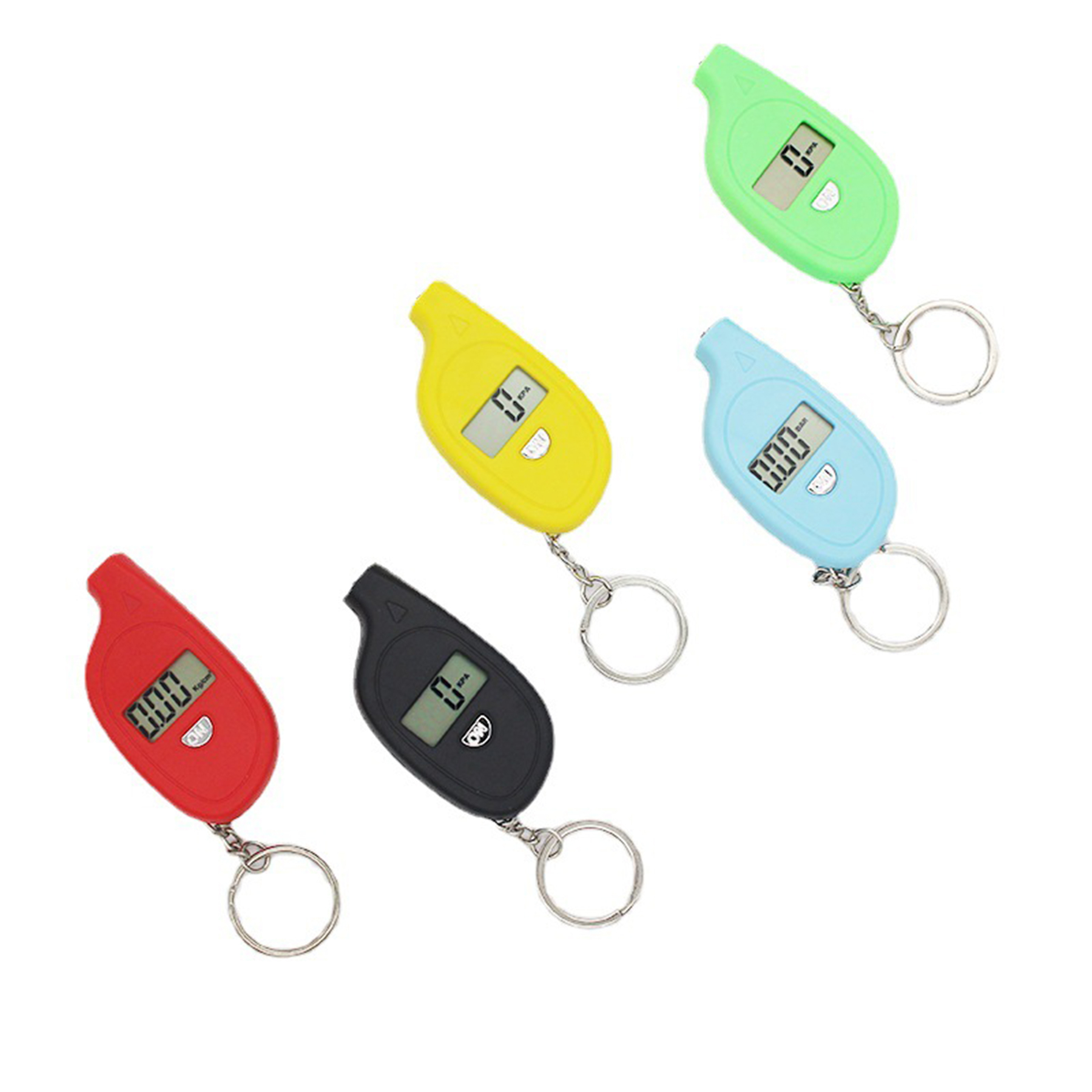 Mini Tire Gauge With Keychain 2