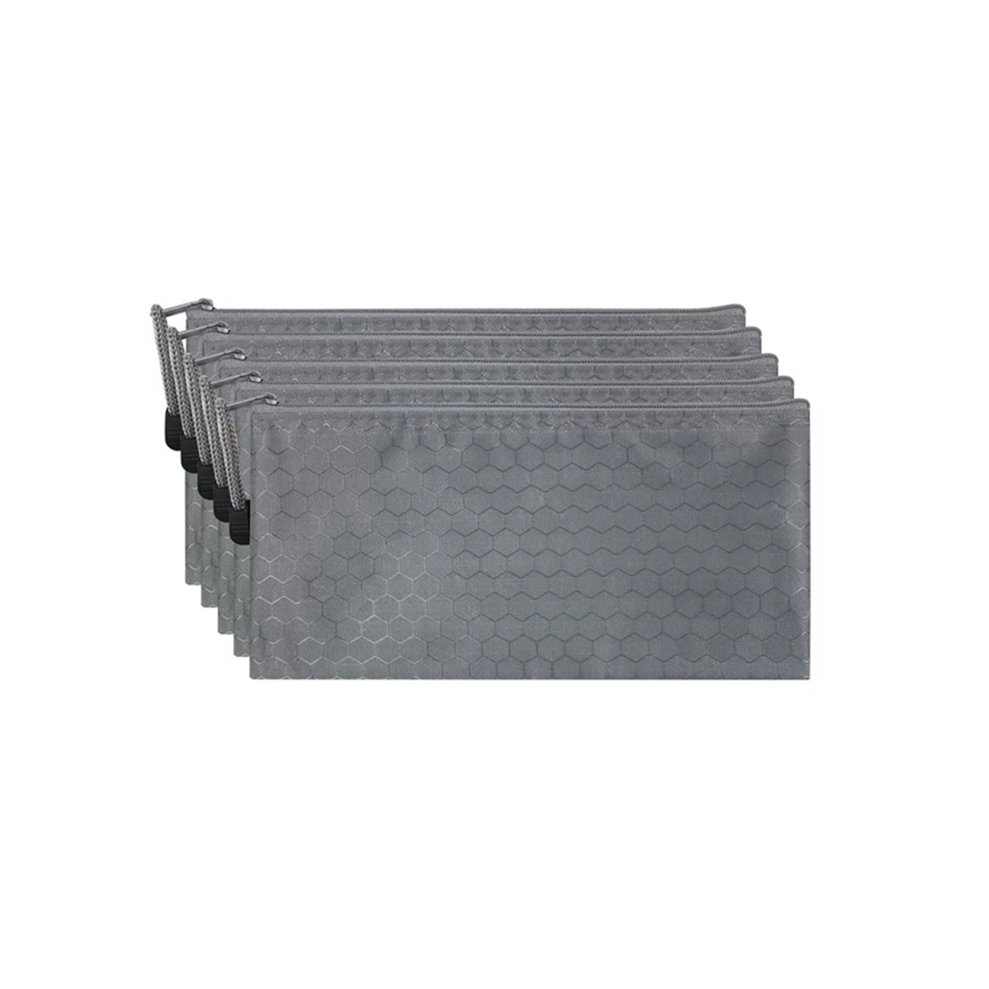 Waterproof Oxford Zipper Pencil Case Football Pattern 11