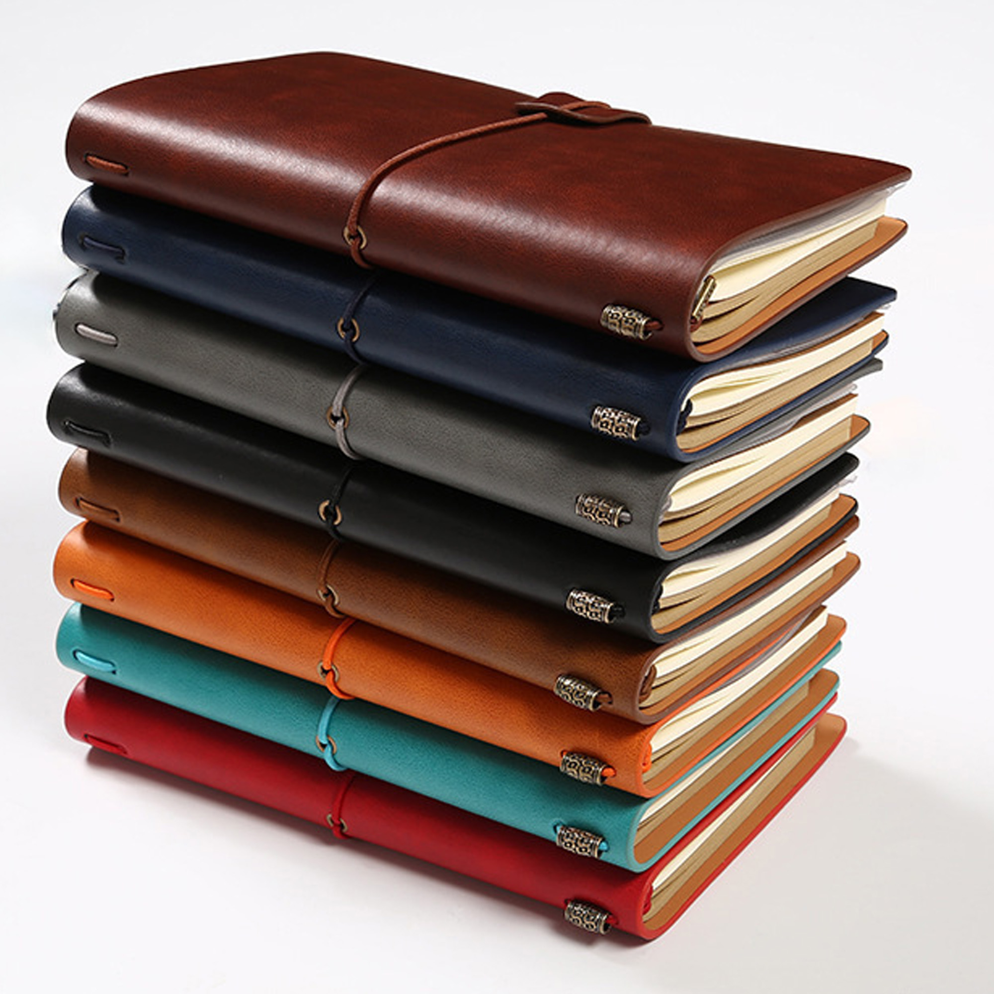 PU Leather A6 Business Travel Journal Pocket Notebook 2