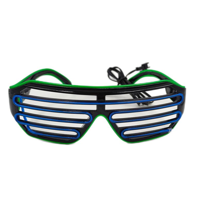 Light-Up Glow LED Slotted Glasses 2