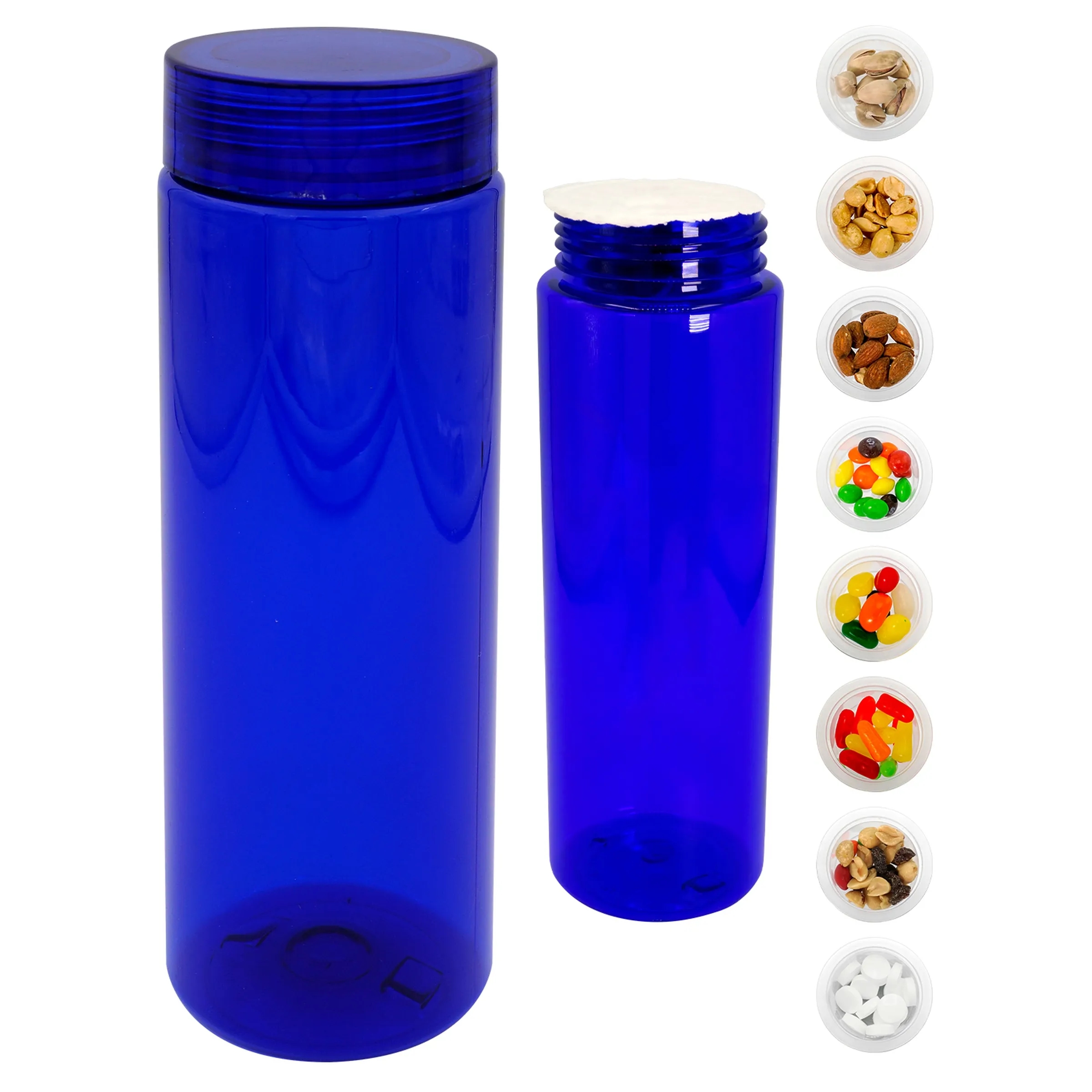 CLEAR VIEW 24 OZ. COLORFUL SNACK BOTTLE 3
