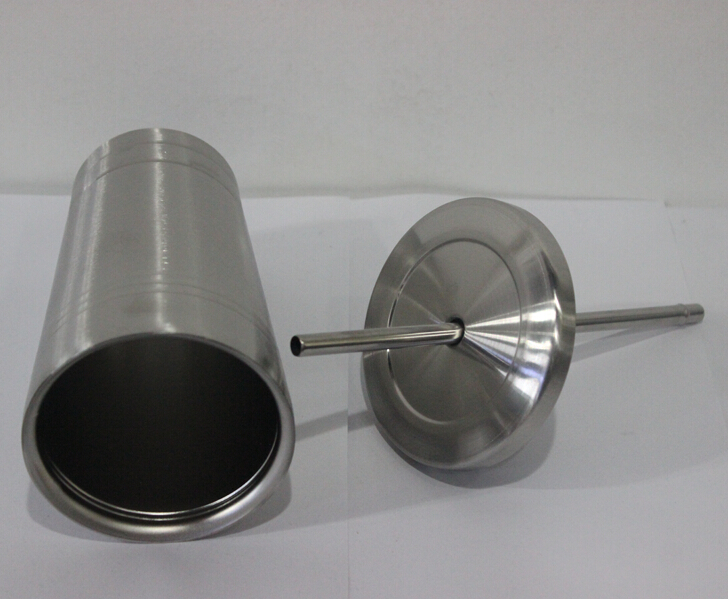 Stainless Steel 16oz Tumbler with Metal Straw 2