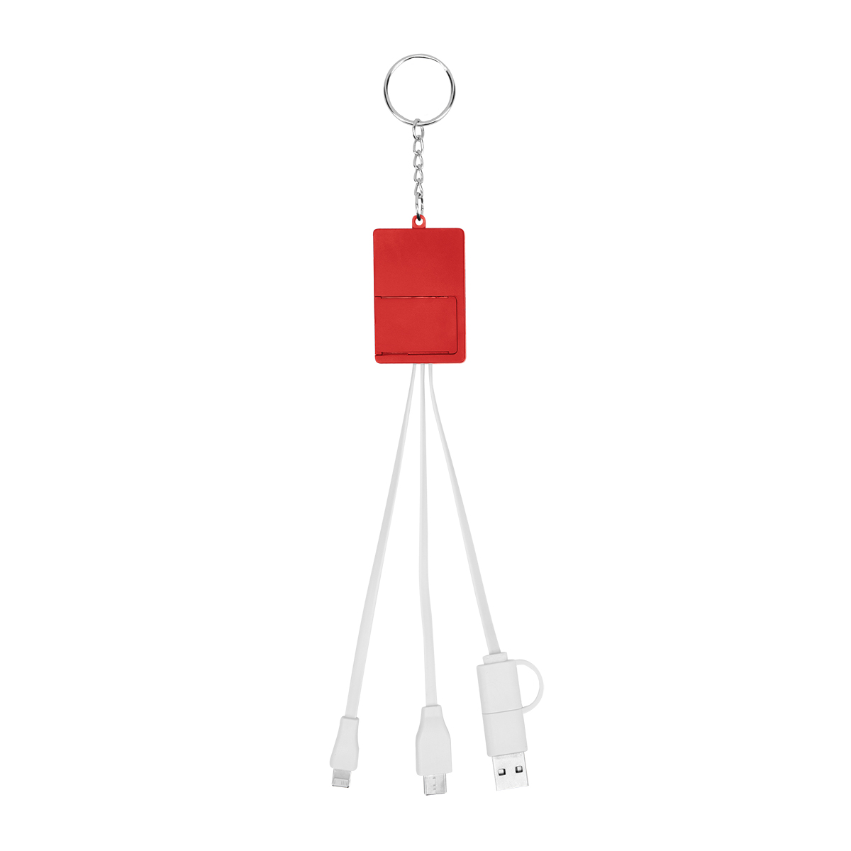 Multi-Charging Cable USB Hub Keyring 5