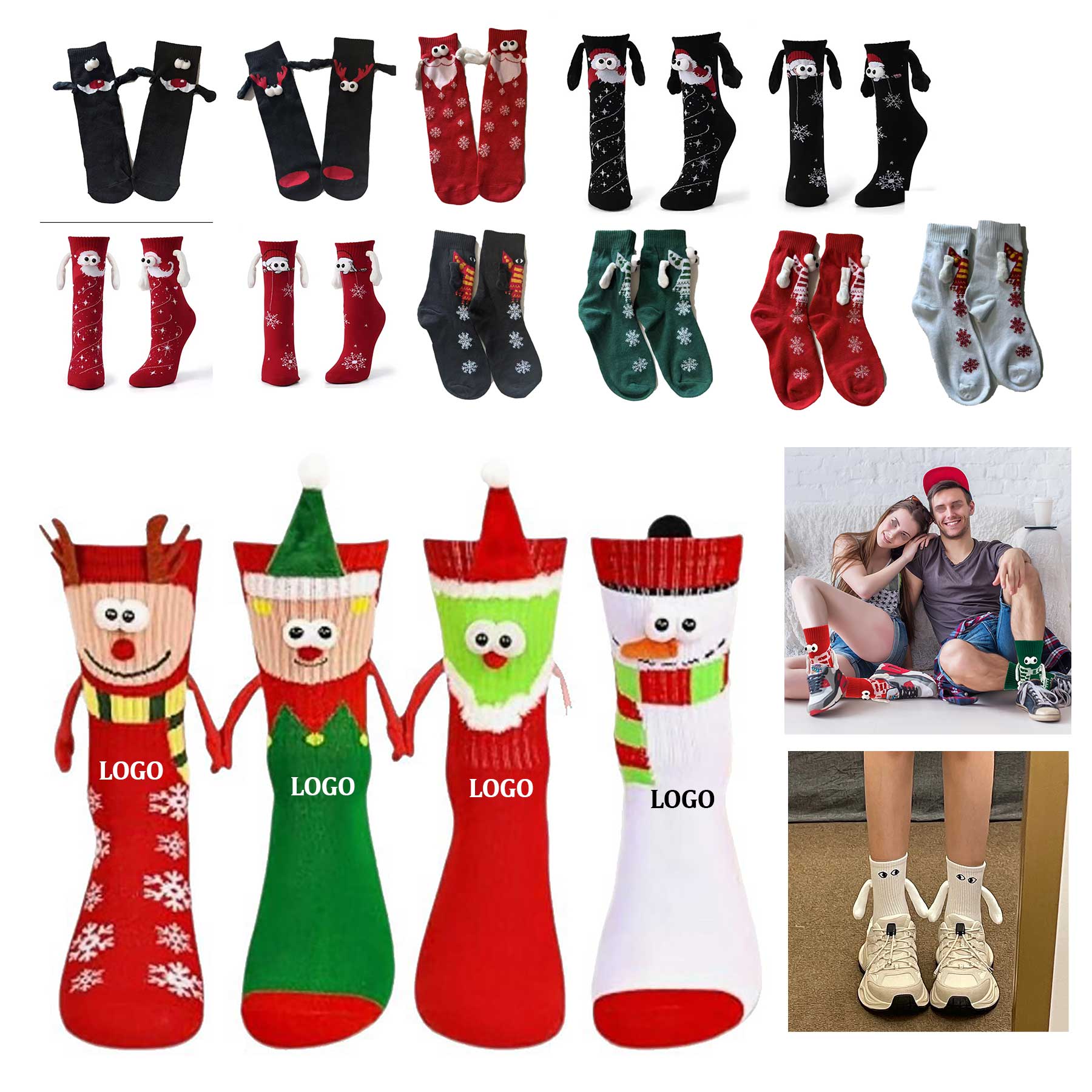 Magnetic Hand Holding Socks 11