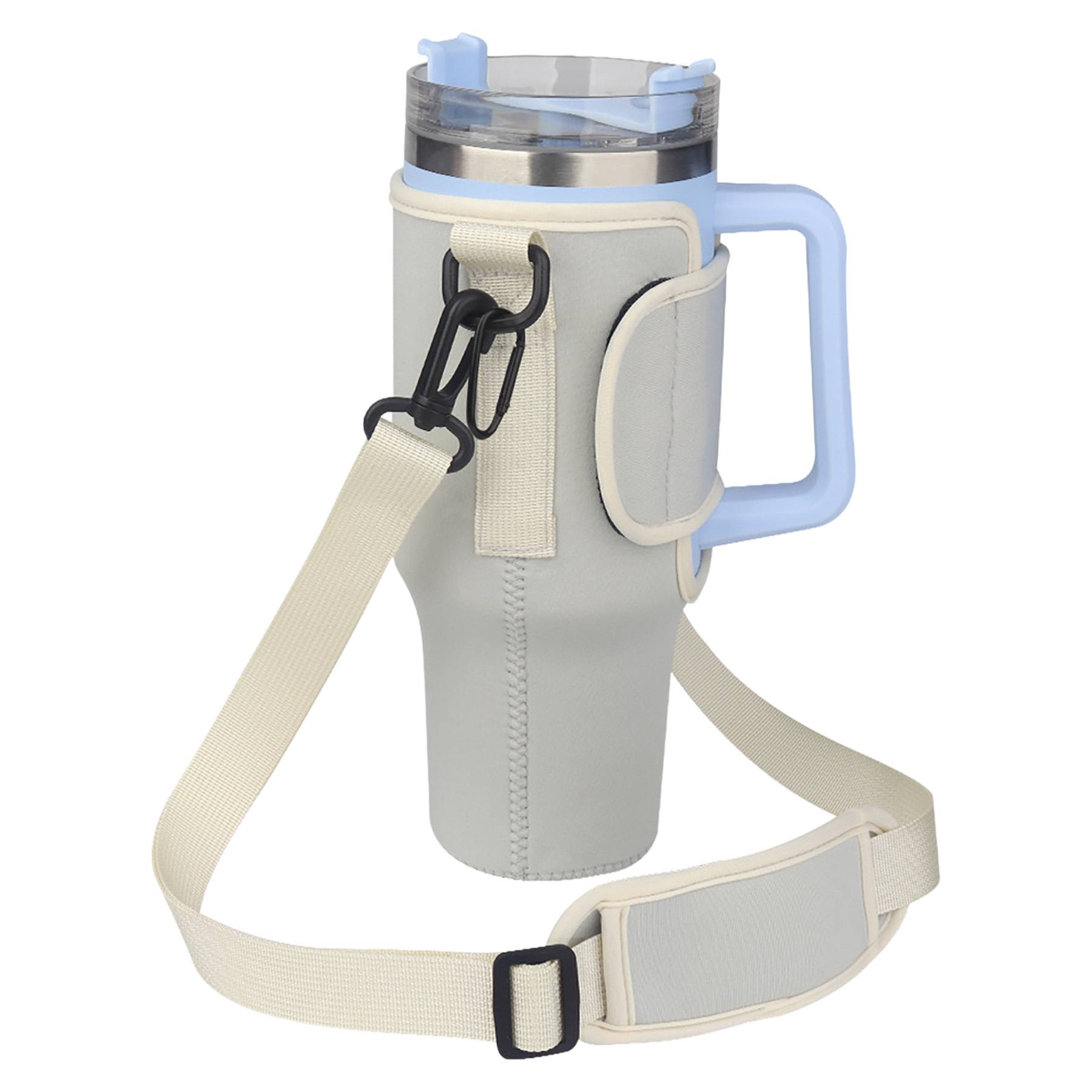 Neoprene 40oz Tumbler Water Bottle Carrier Bag Holder 7