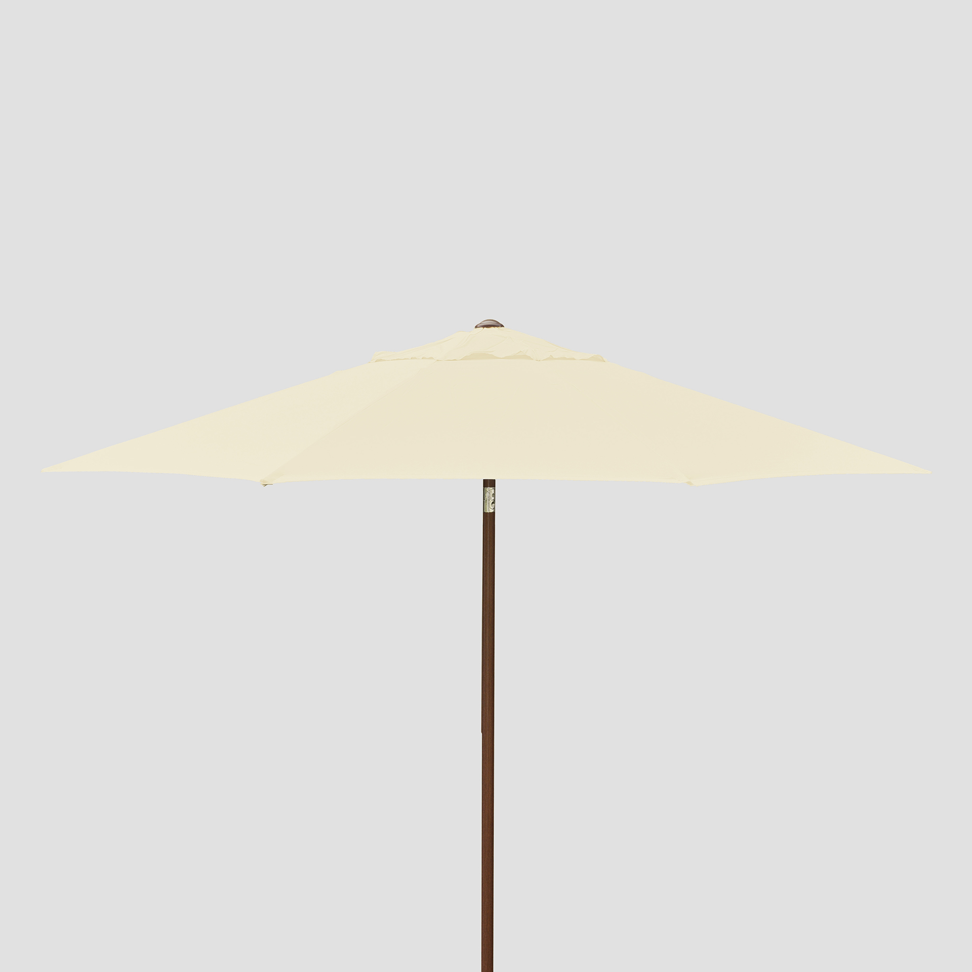 9' Wood Look Market Umbrella