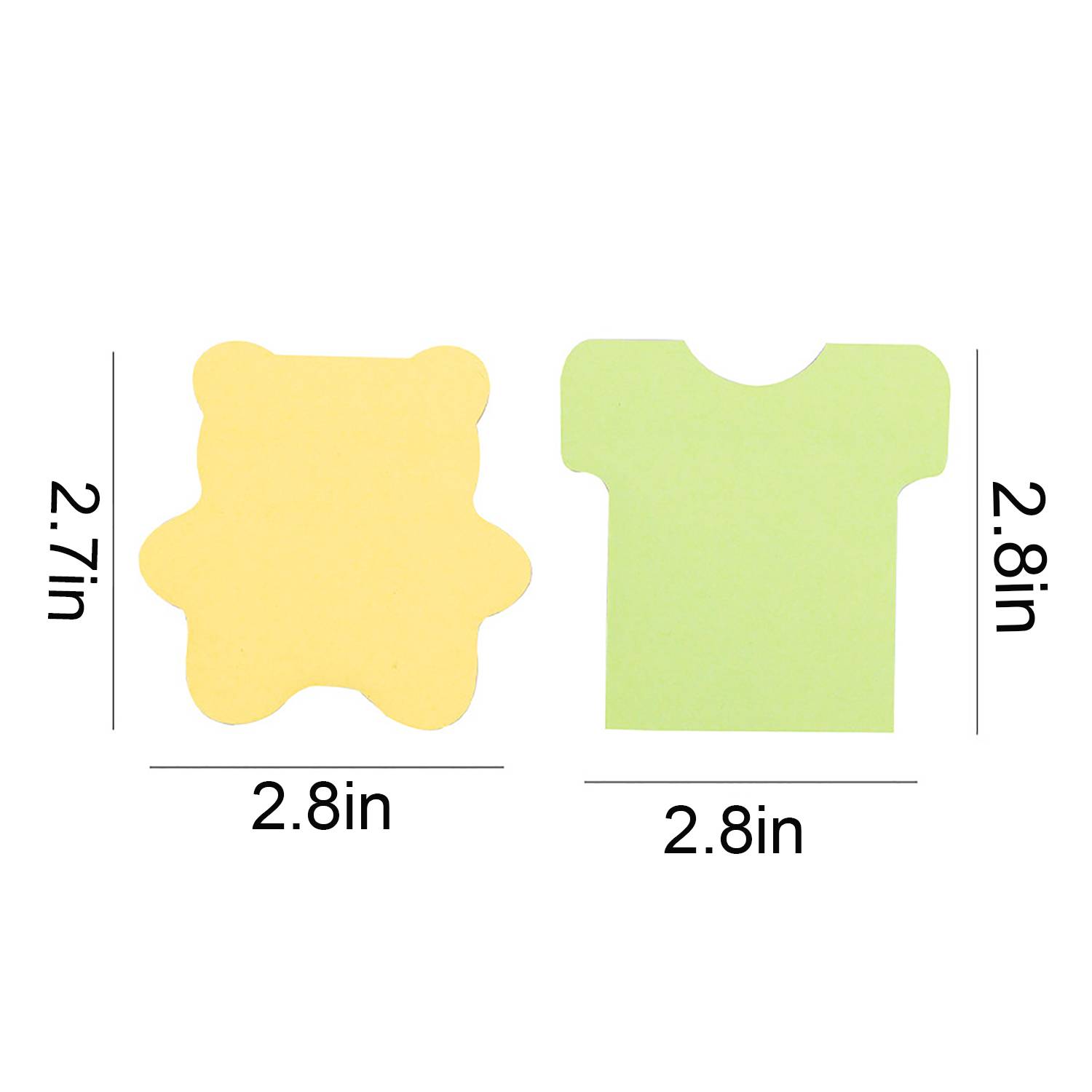 100 Sheets Colorful Sticky Notes Memo Pad for School 7