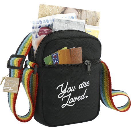 Rainbow RPET Crossbody Tote 30