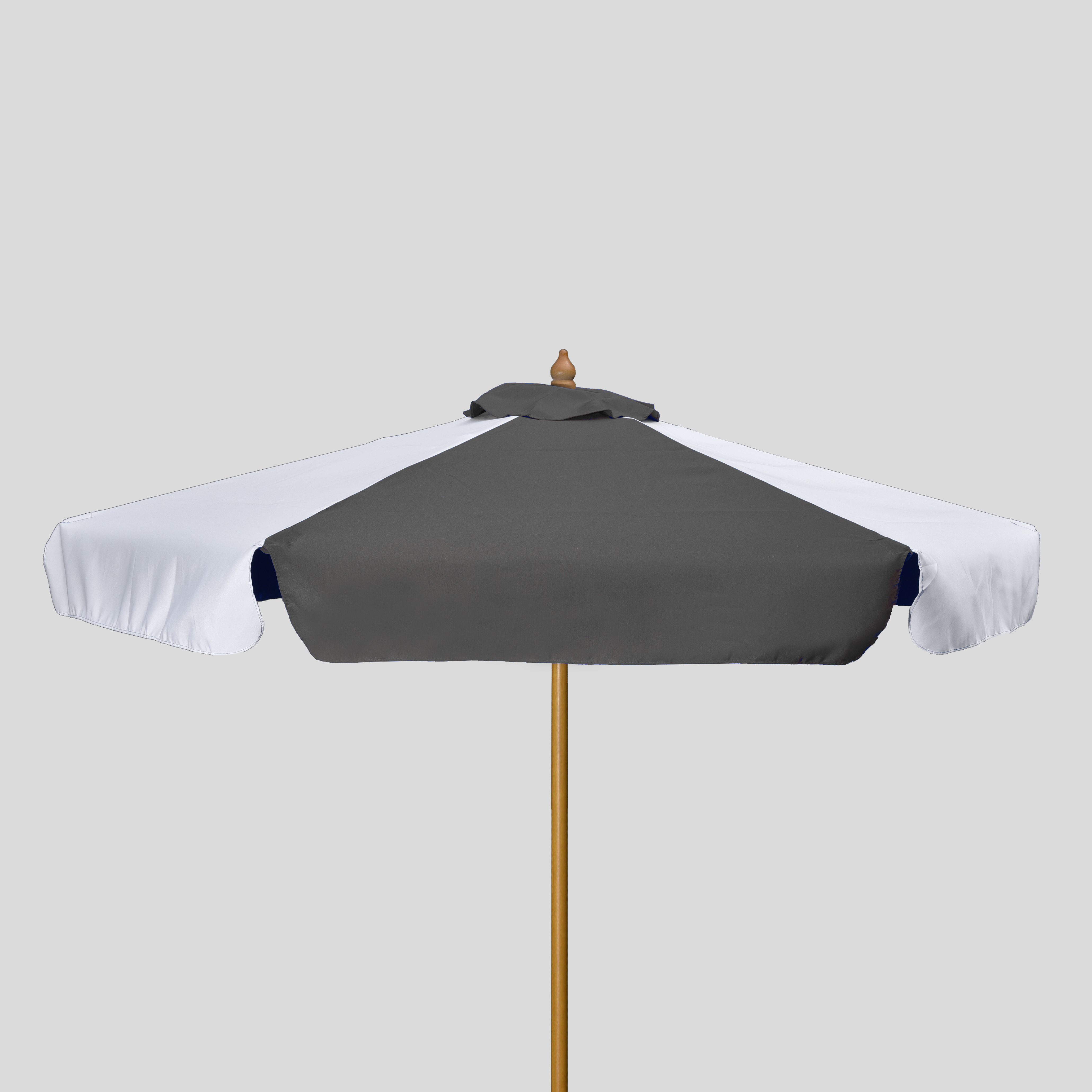 7' Wood Market Umbrella