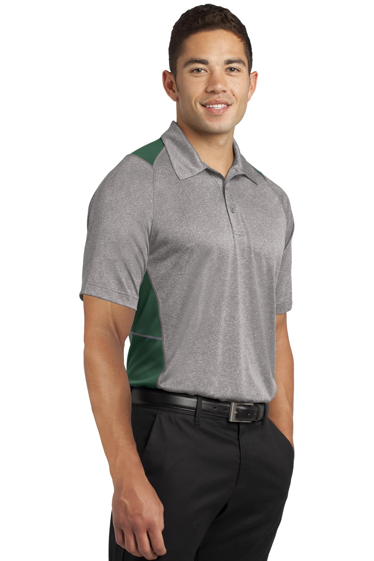 Sport-Tek® Heather Colorblock Contender Polo 29