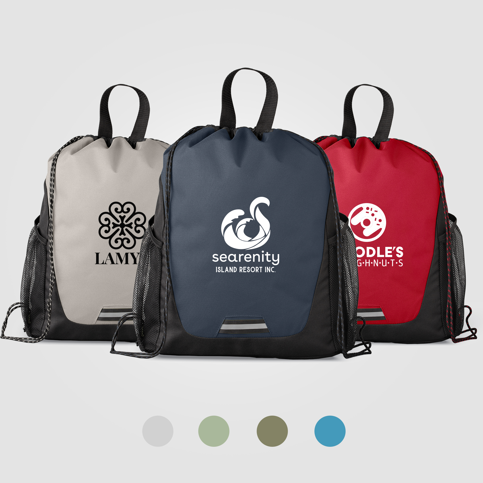 Jotun Recycled Polyester Pocketed Drawstring Bag - 2.6 gal 12