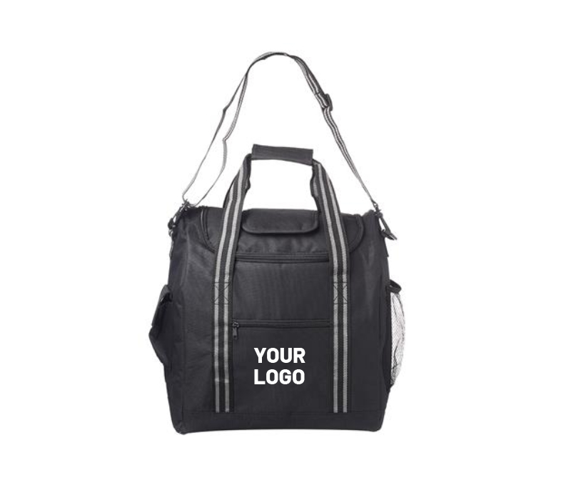Insulated Zipper Cooler Bag with Shoulder Strap 3