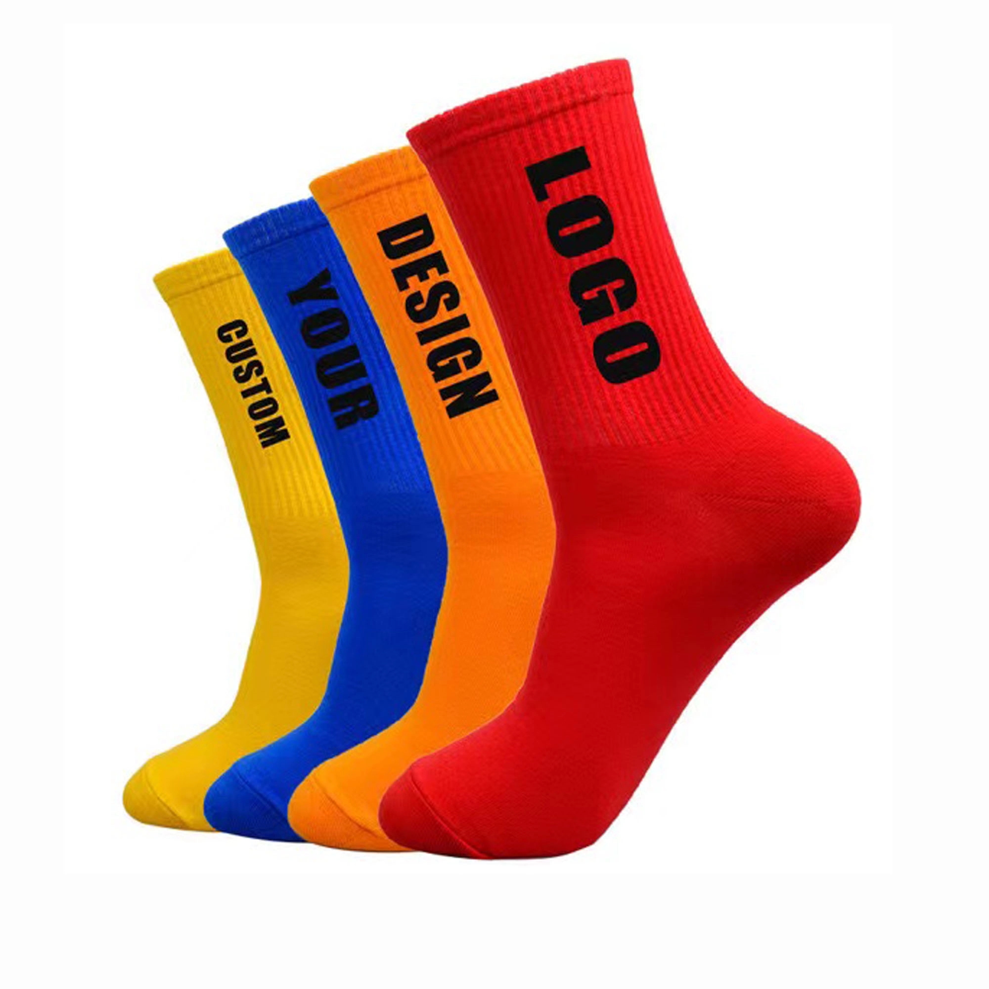 Custom Casual Soft Breathable Sock MOQ 100 Pairs 1