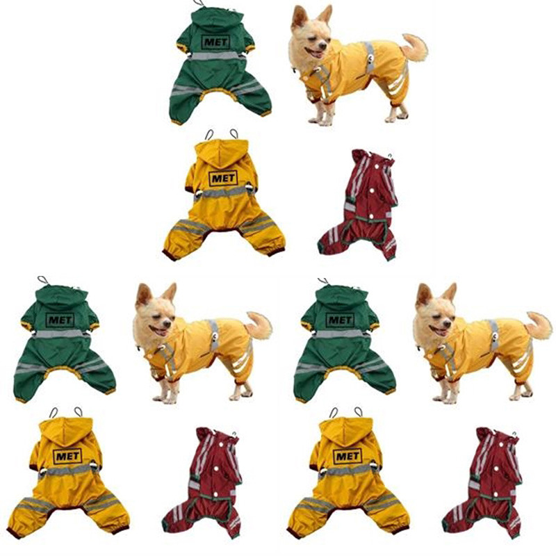 Pet Rain Jacket Poncho