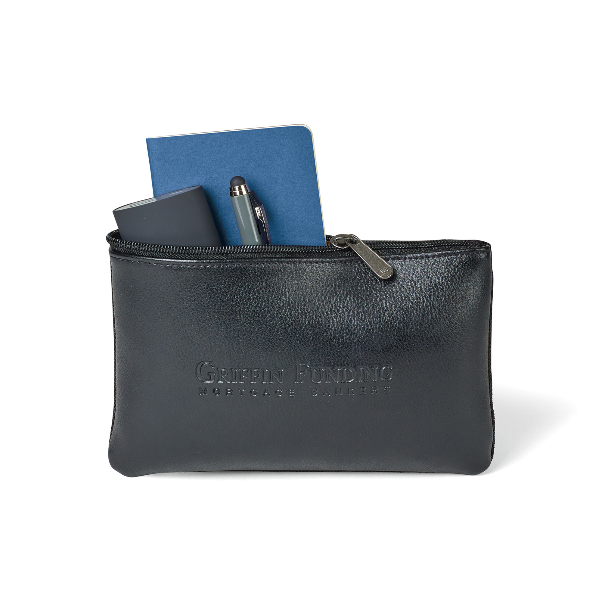 Travis & Wells® Leather Zippered Pouch 5