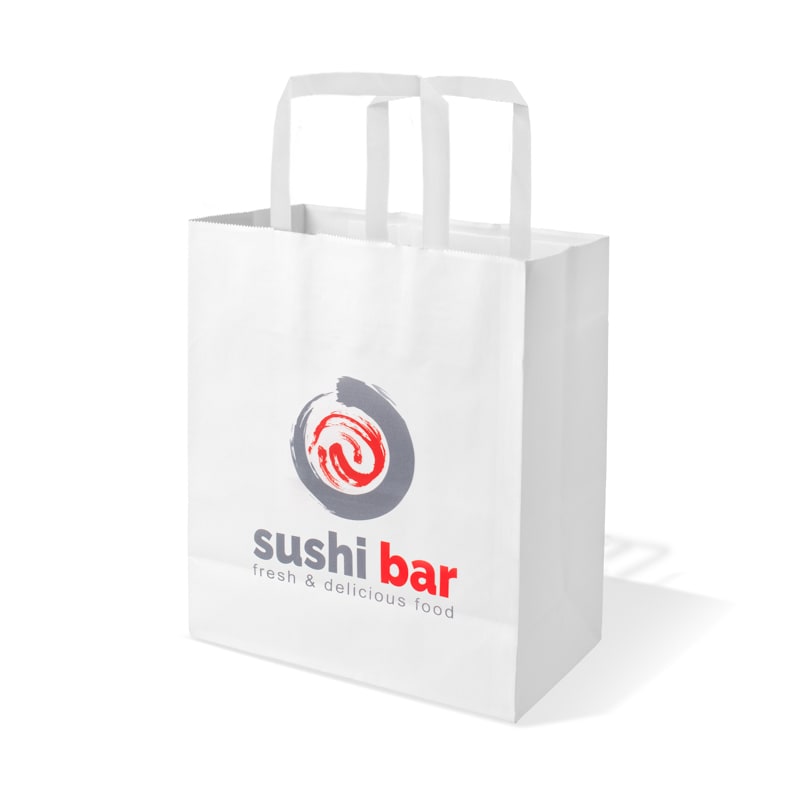 8 X 10 Inch Custom Paper Shopping Bag With Handles 3