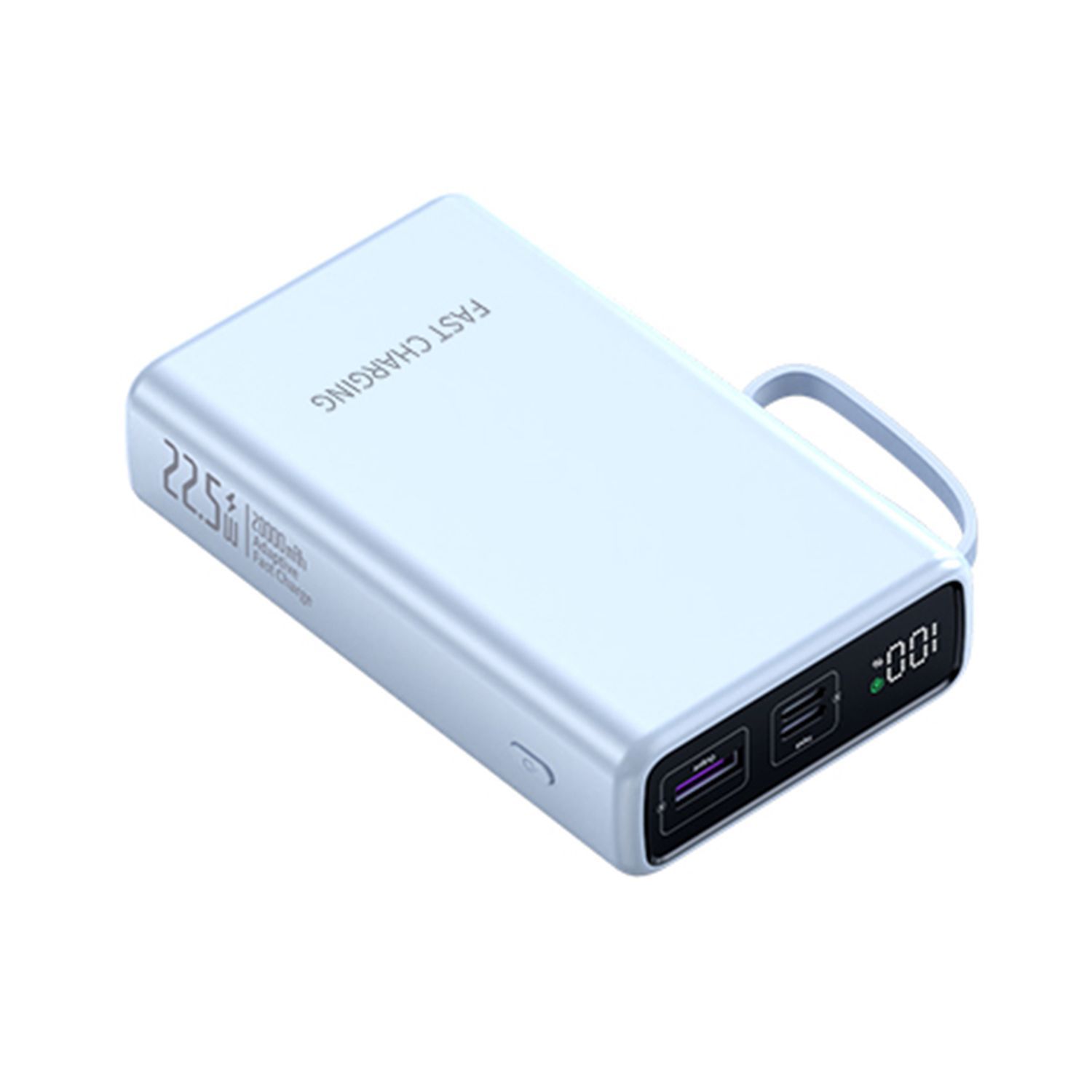 10,000 mAh Built-in Cable Fast Charging Power Bank - 18W 1